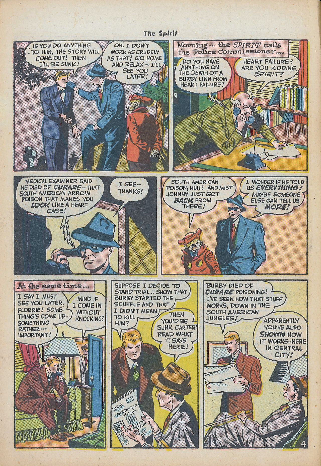 Read online The Spirit (1944) comic -  Issue #9 - 6
