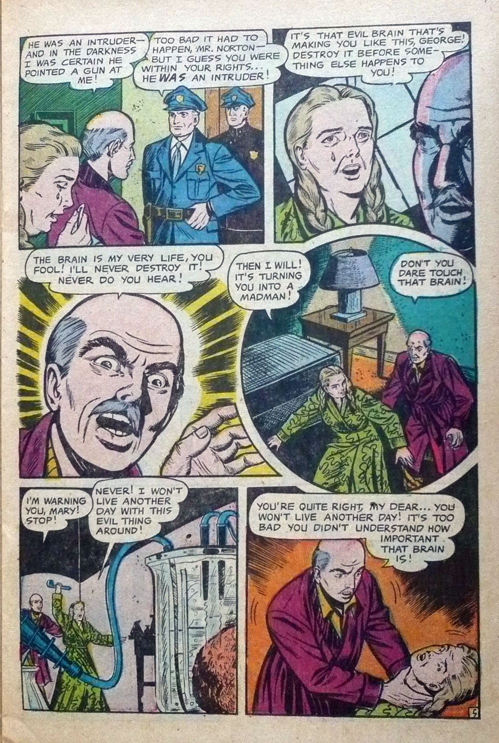 Read online Haunted Thrills comic -  Issue #7 - 15