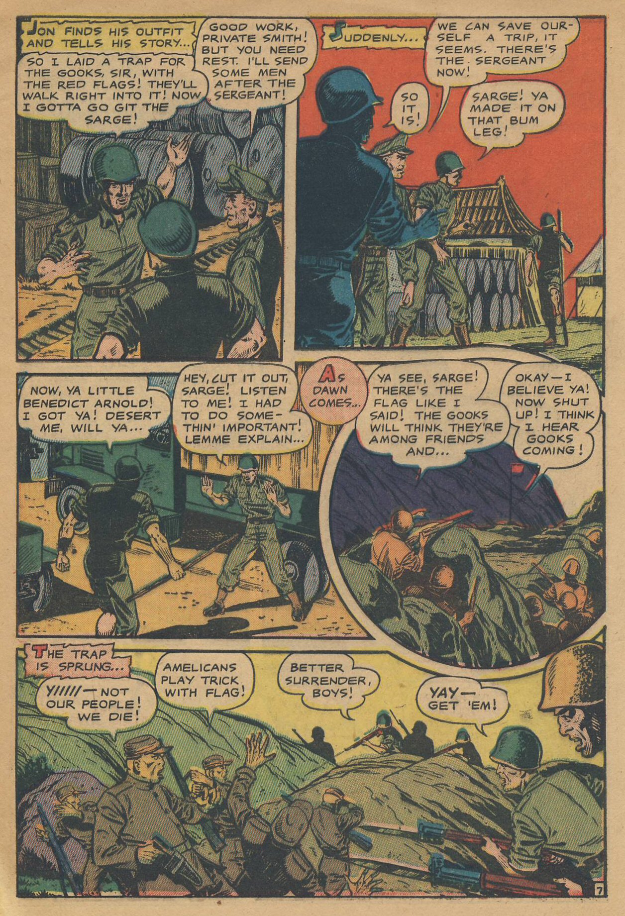 Read online G-I in Battle (1952) comic -  Issue #1 - 9