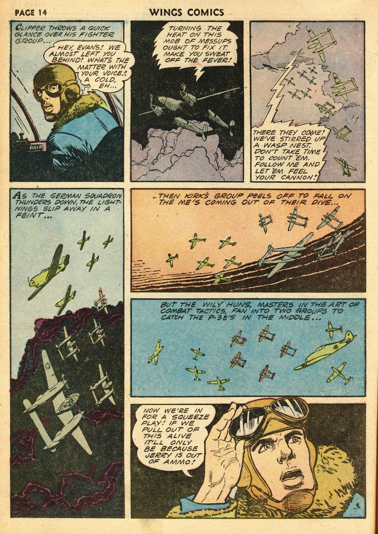 Read online Wings Comics comic -  Issue #32 - 16