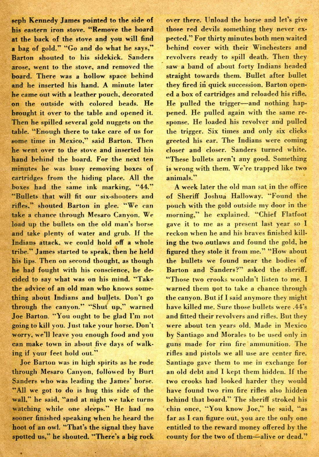 Read online Western Thrillers (1948) comic -  Issue #5 - 24