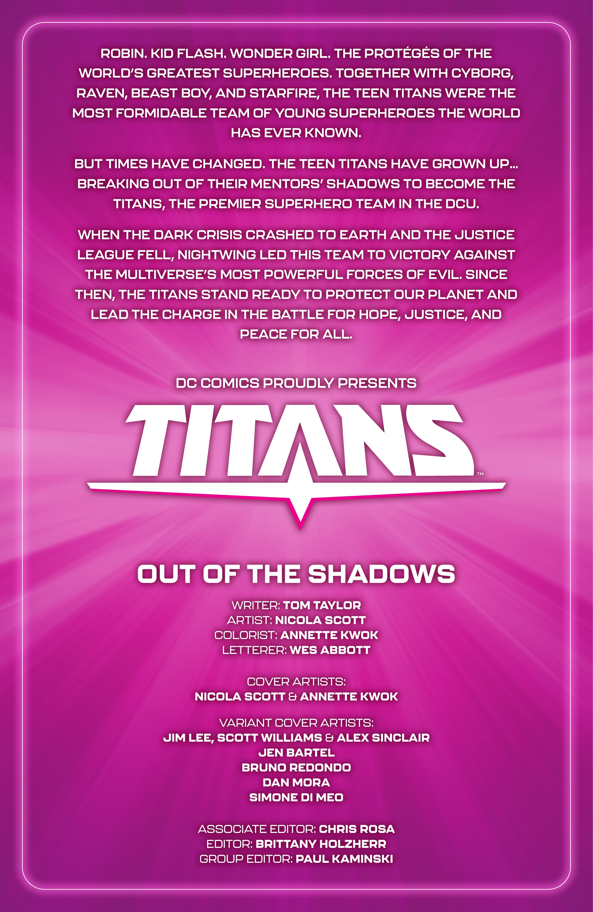 Read online Titans (2023) comic -  Issue #1 - 9