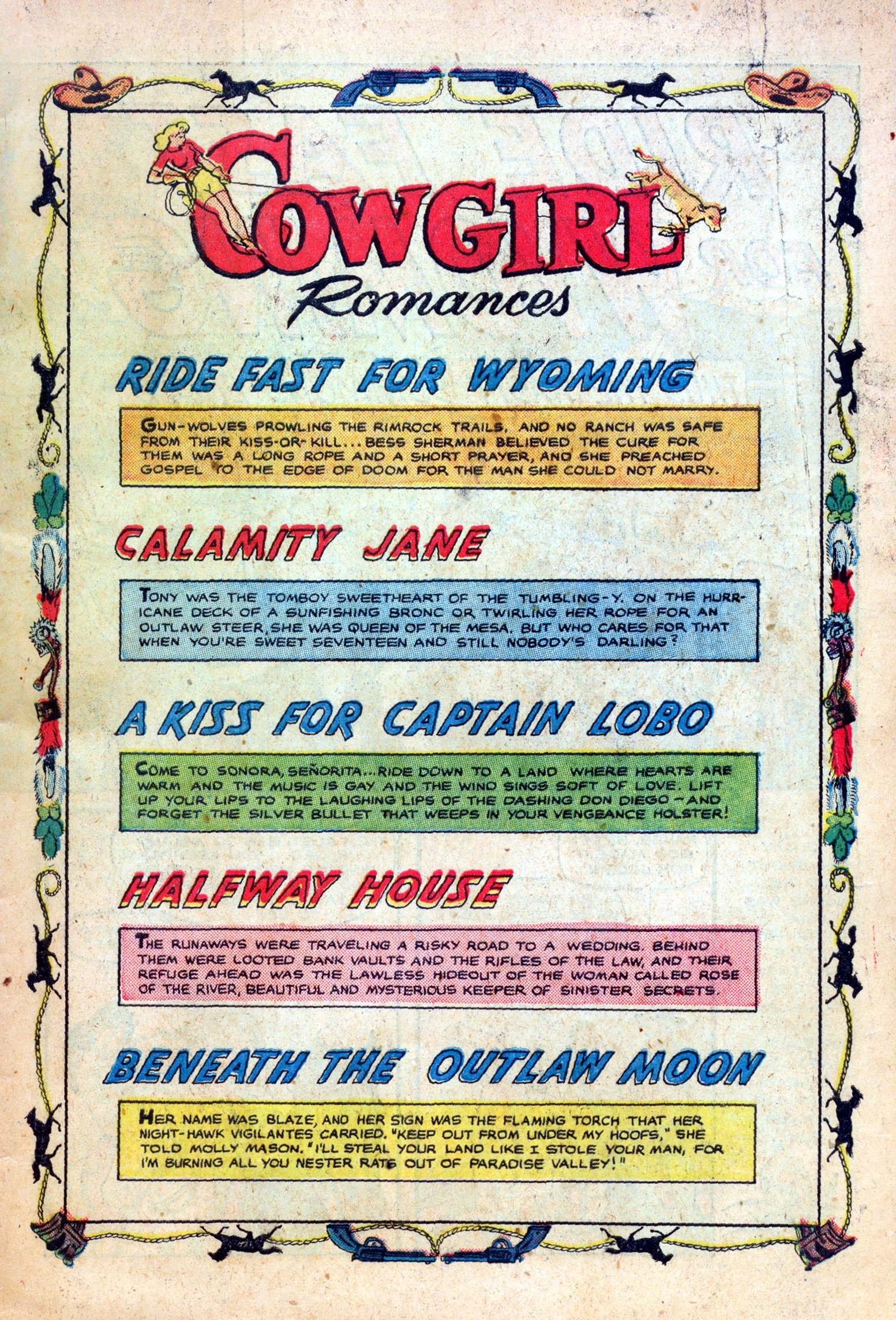 Read online Cowgirl Romances (1950) comic -  Issue #1 - 3