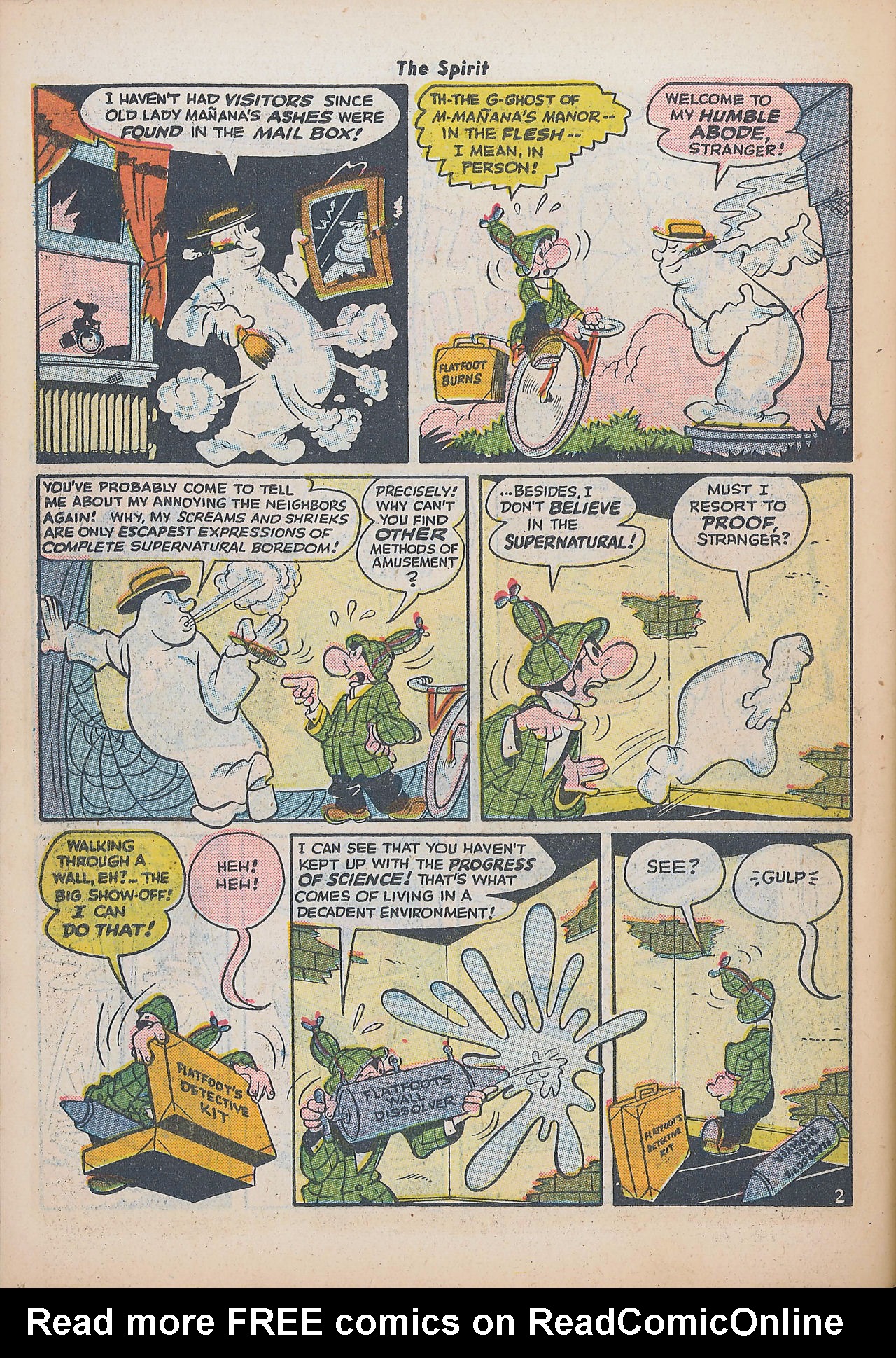 Read online The Spirit (1944) comic -  Issue #9 - 36
