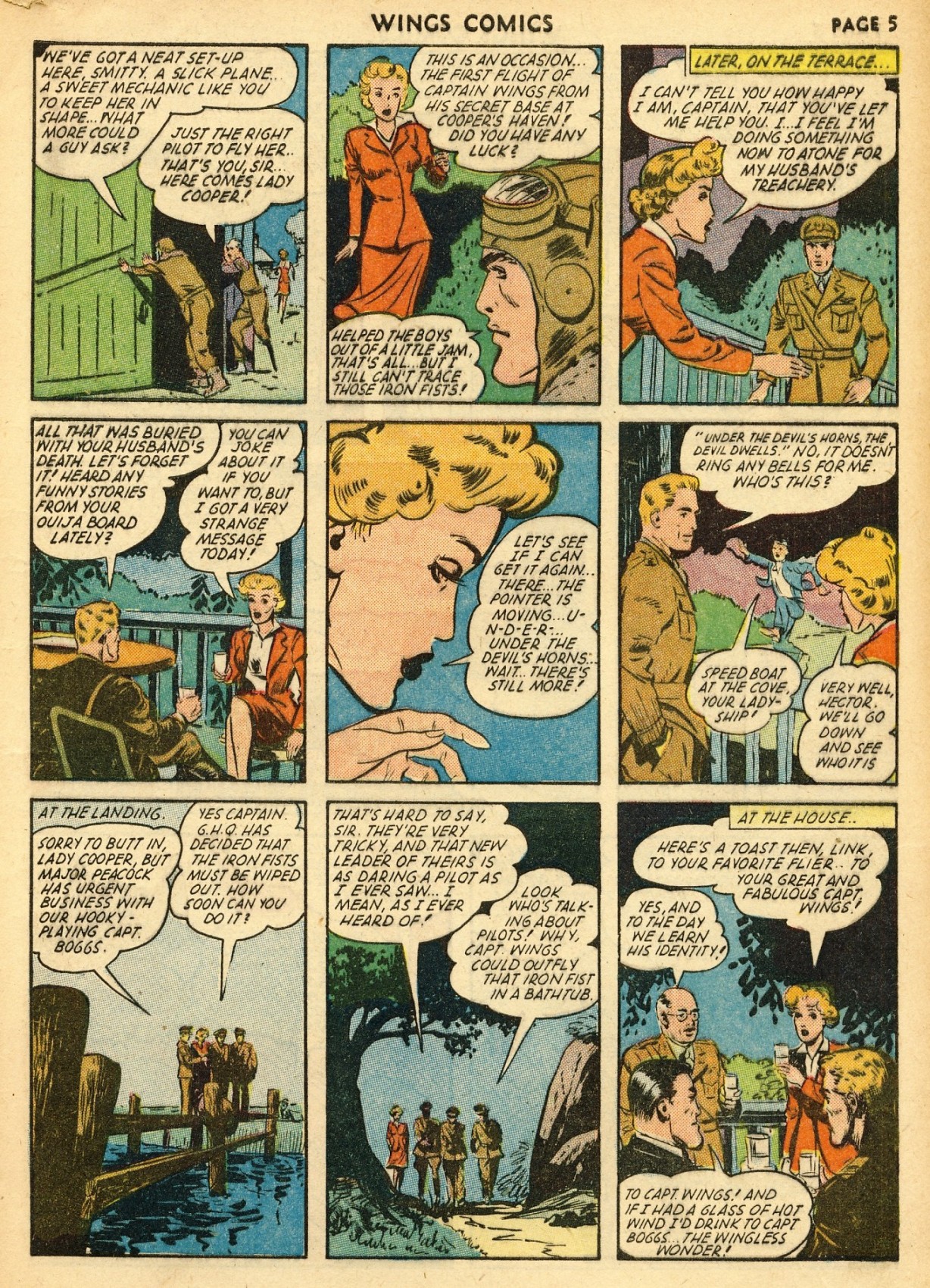 Read online Wings Comics comic -  Issue #32 - 7