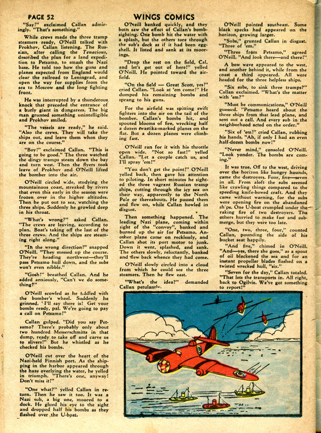 Read online Wings Comics comic -  Issue #15 - 52