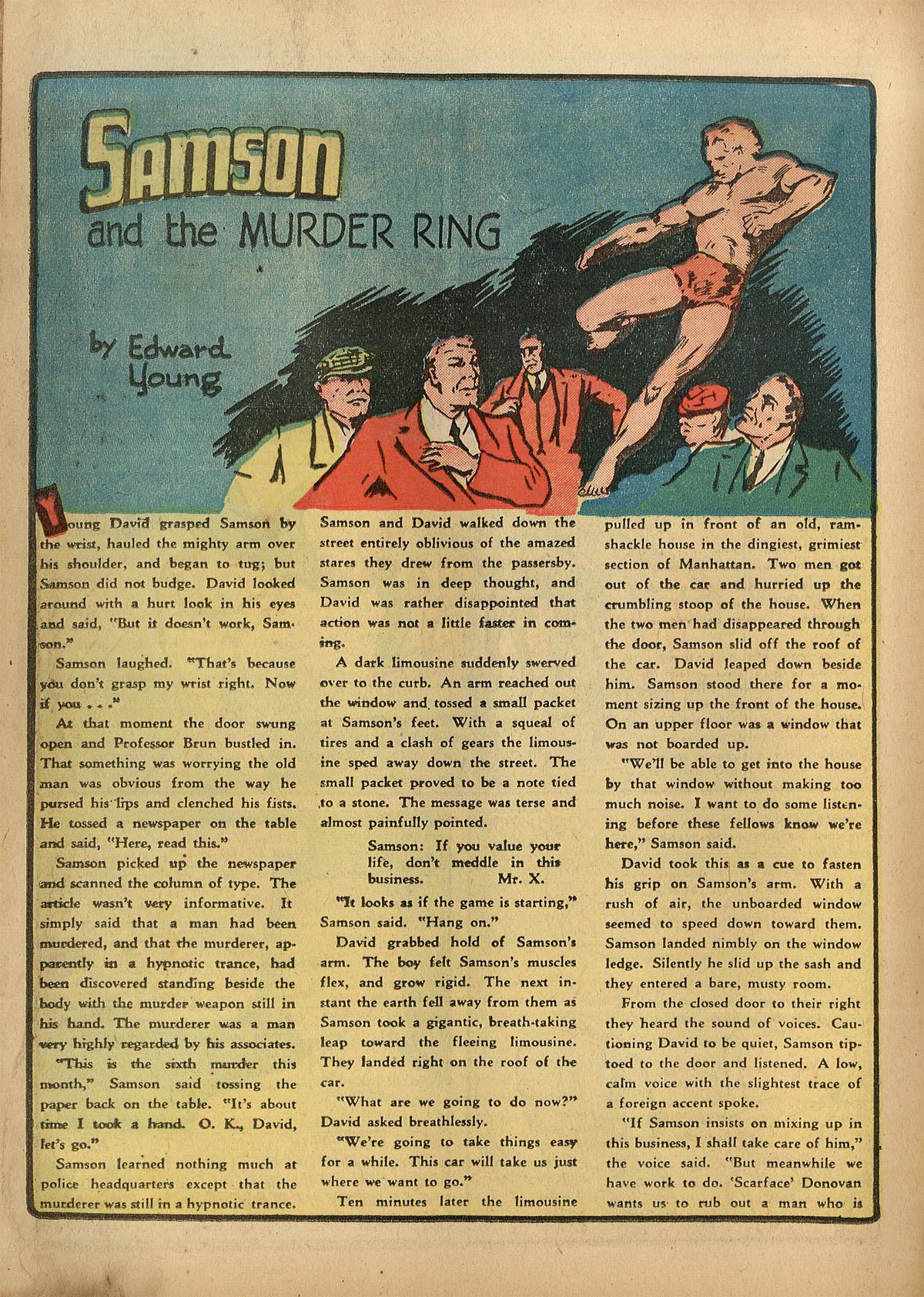 Read online Samson (1940) comic -  Issue #1 - 47