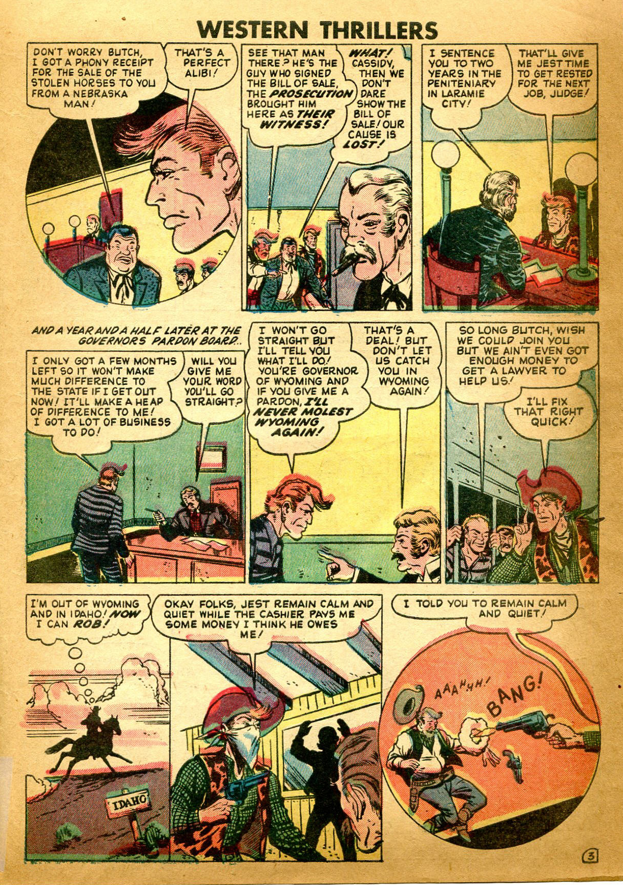 Read online Western Thrillers (1948) comic -  Issue #5 - 27