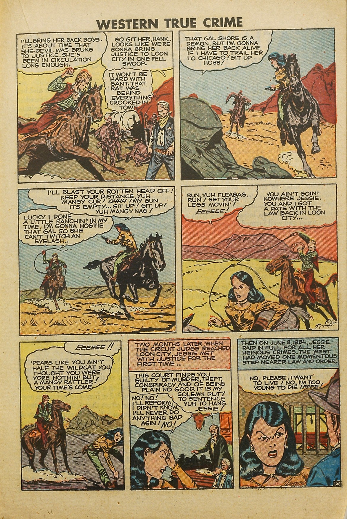 Read online Western True Crime comic -  Issue #6 - 21