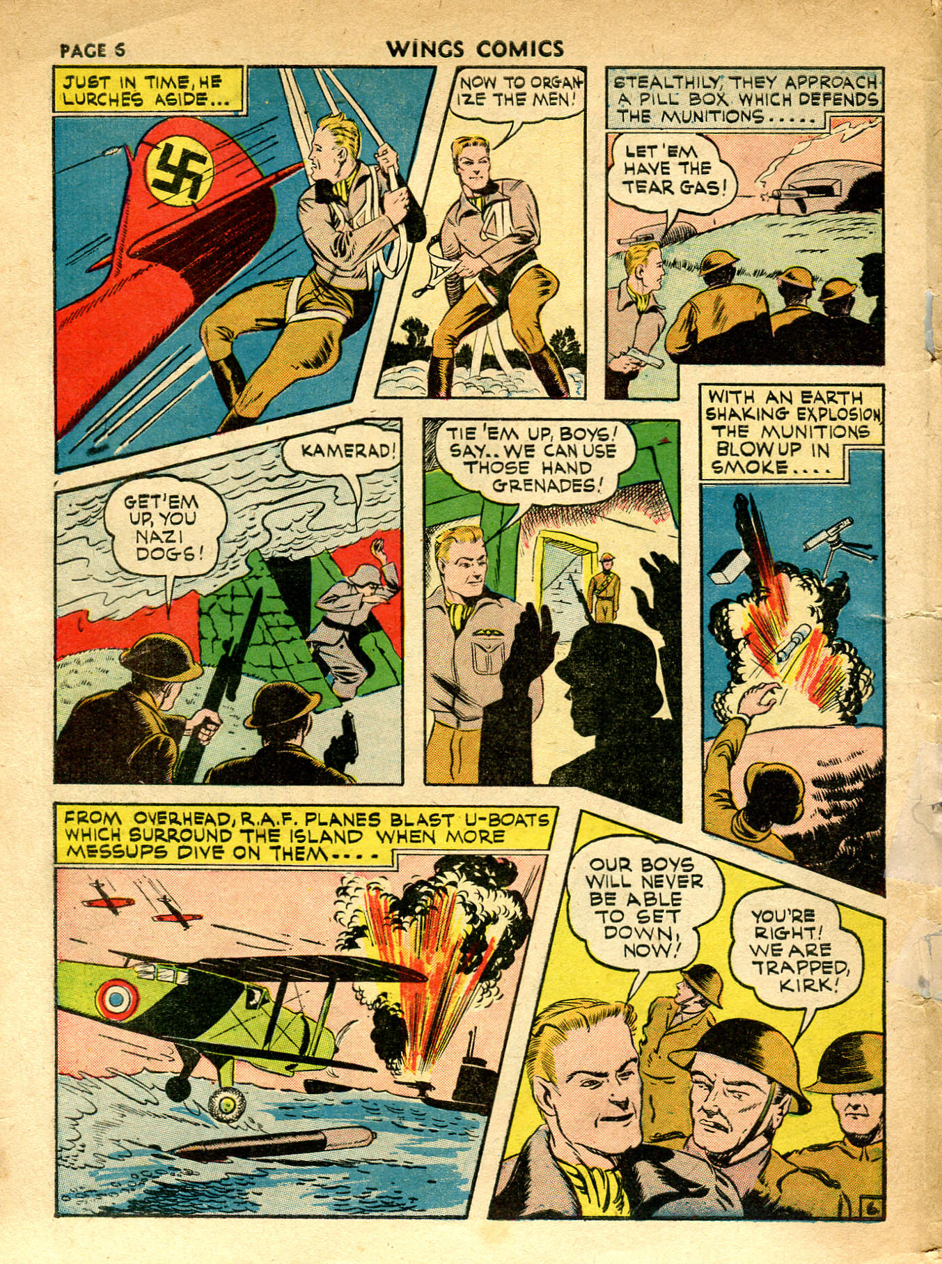 Read online Wings Comics comic -  Issue #15 - 8