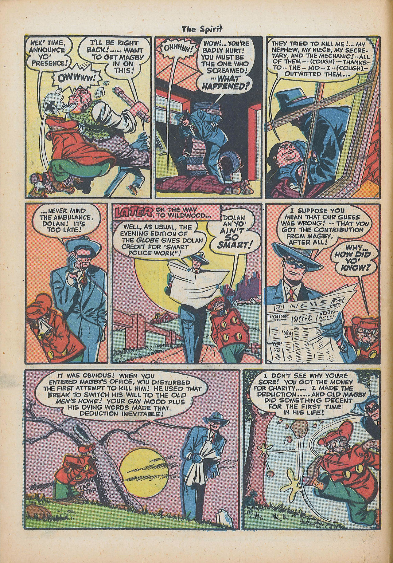 Read online The Spirit (1944) comic -  Issue #9 - 18