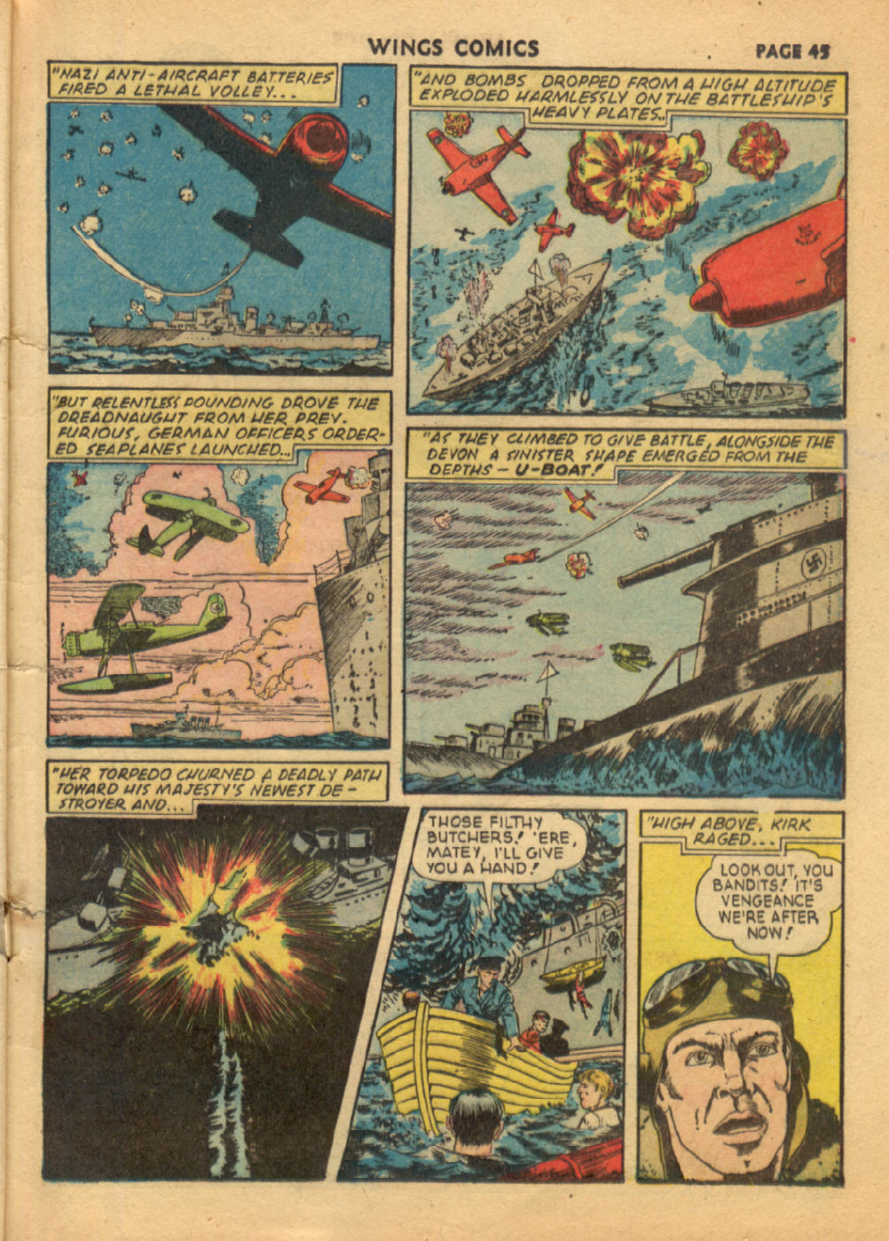 Read online Wings Comics comic -  Issue #21 - 47