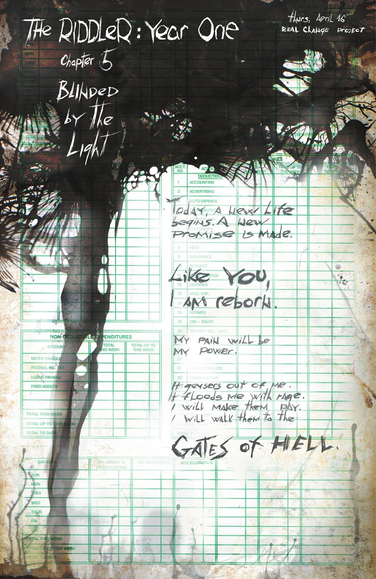 Read online The Riddler: Year One comic -  Issue #5 - 8
