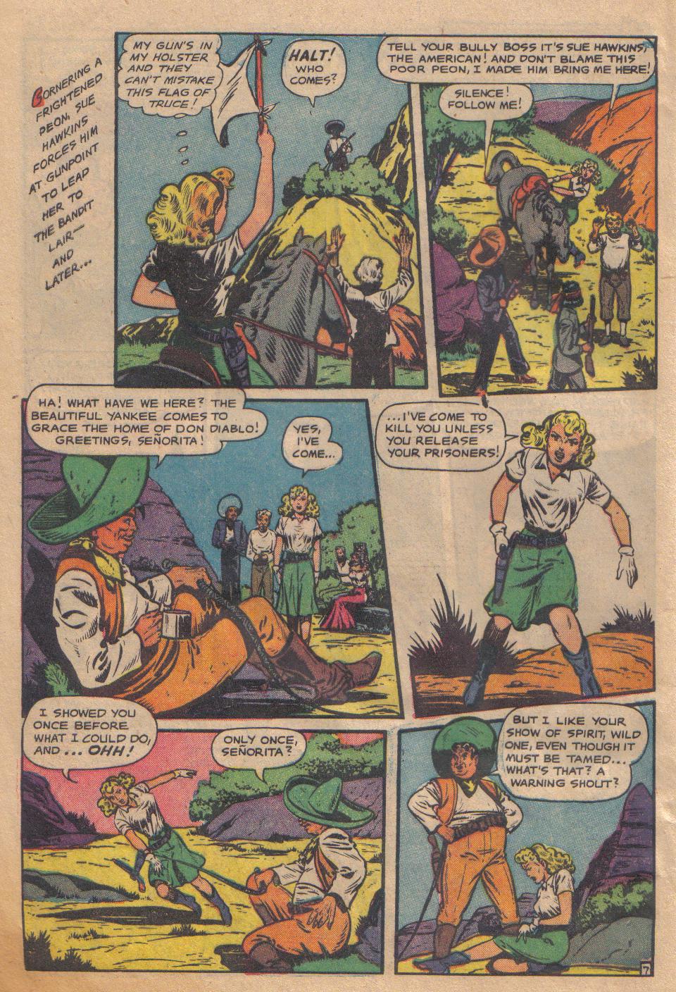 Read online Cowgirl Romances (1950) comic -  Issue #6 - 32