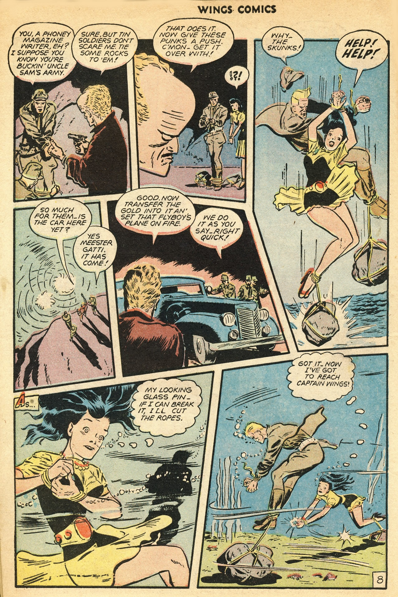 Read online Wings Comics comic -  Issue #82 - 10