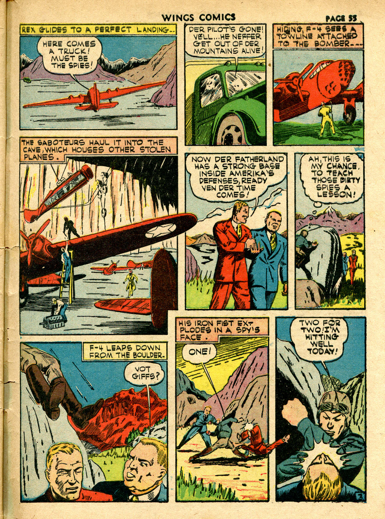 Read online Wings Comics comic -  Issue #15 - 57