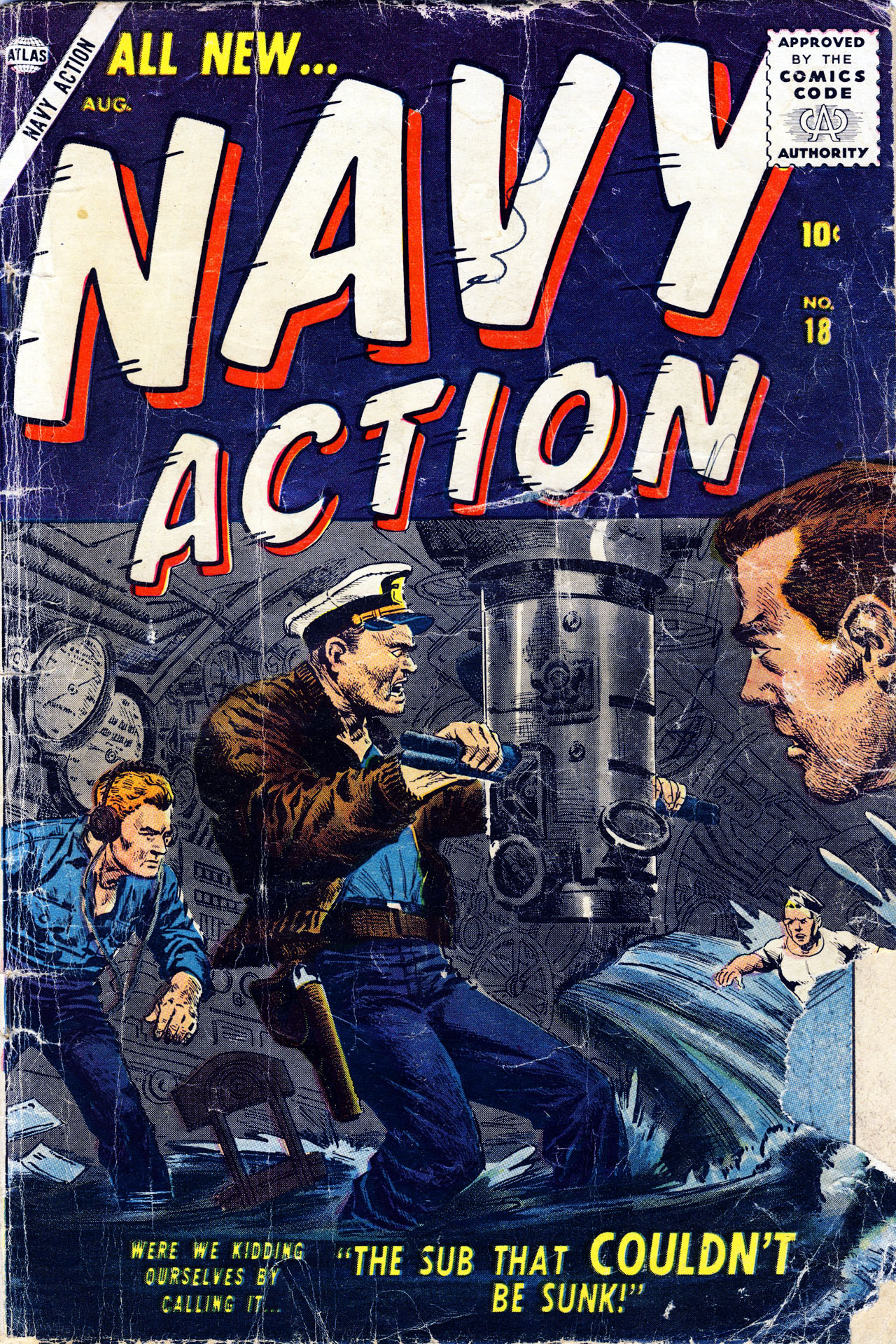 Read online Navy Action (1957) comic -  Issue #18 - 1