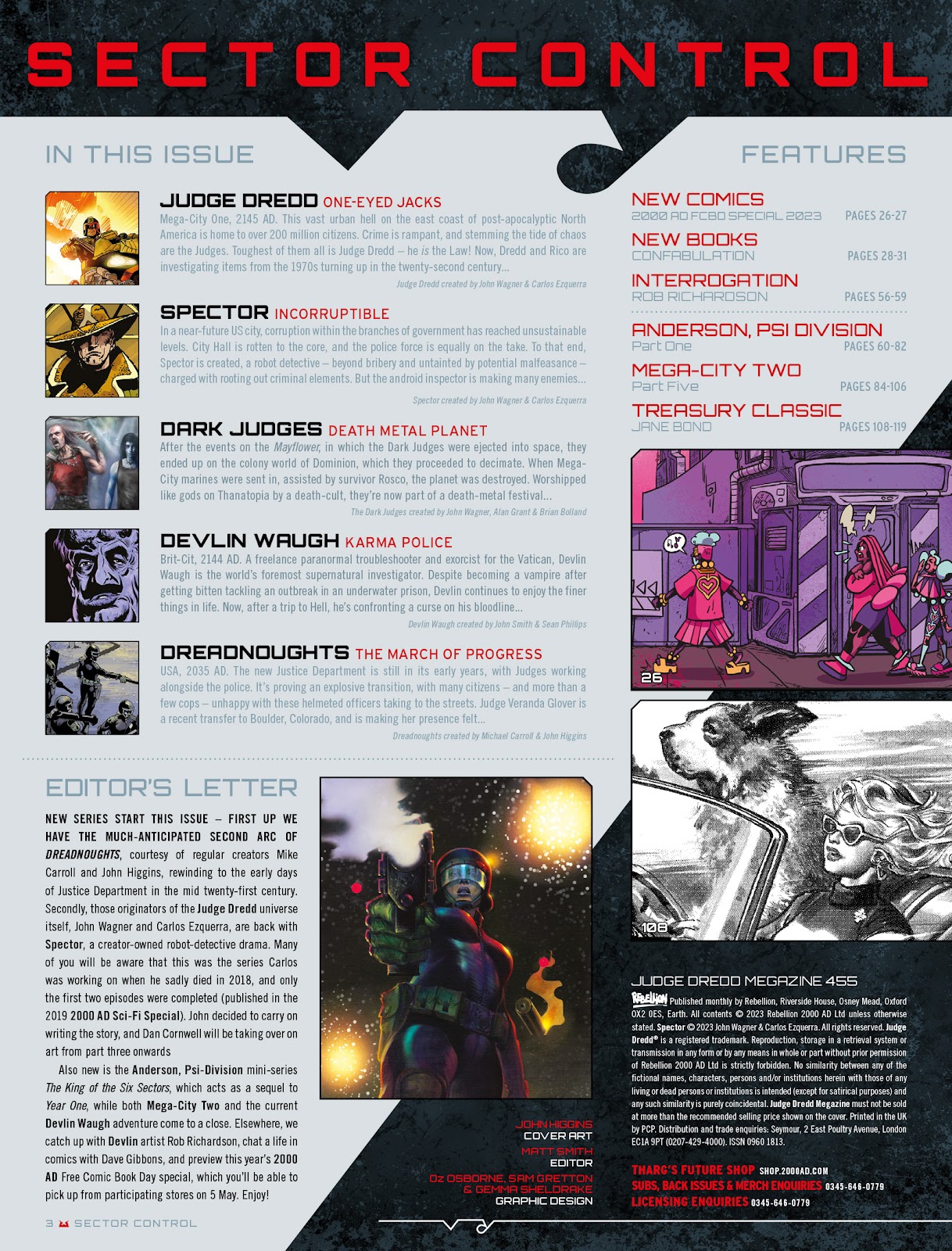 Judge Dredd Megazine (Vol. 5) issue 455 - Page 3