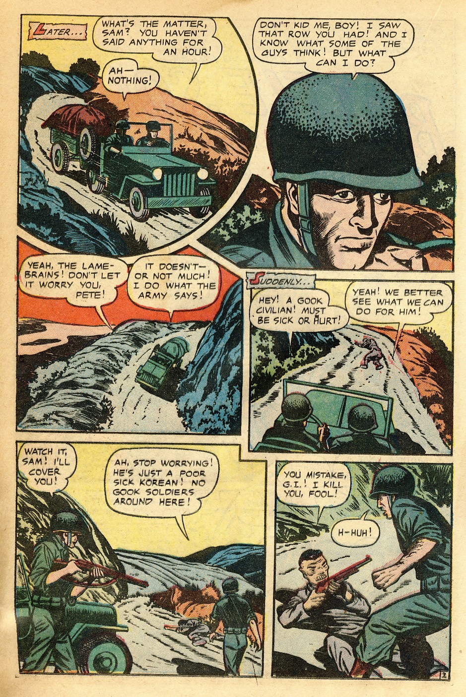 Read online G-I in Battle (1952) comic -  Issue #8 - 20