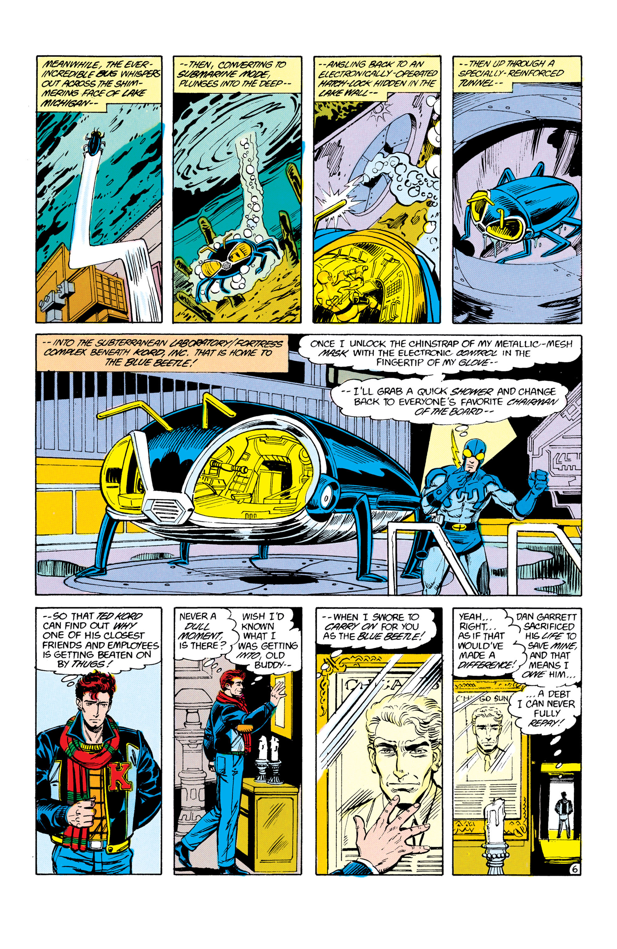 Read online Blue Beetle (1986) comic -  Issue #3 - 7