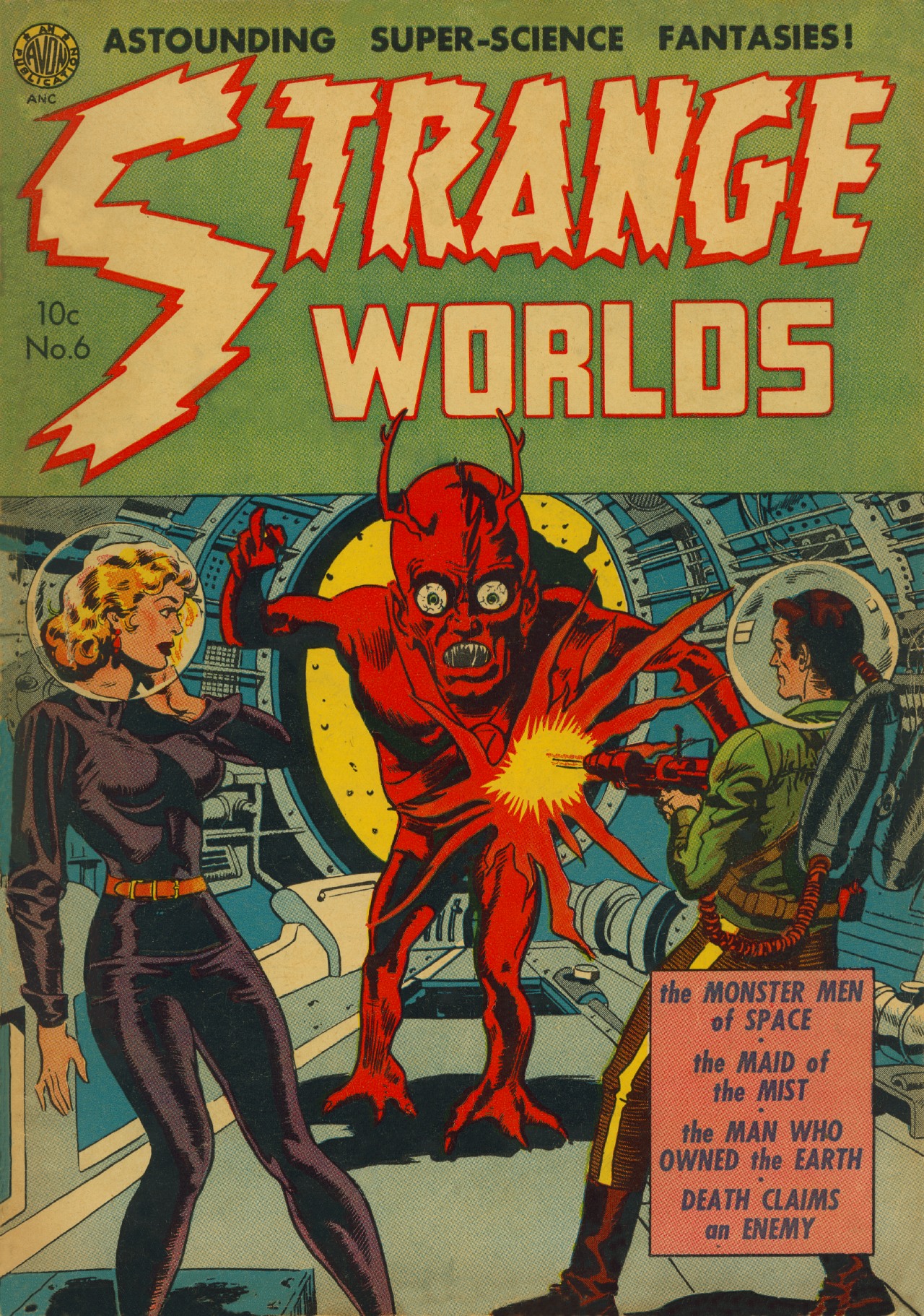 Read online Strange Worlds (1950) comic -  Issue #6 - 1