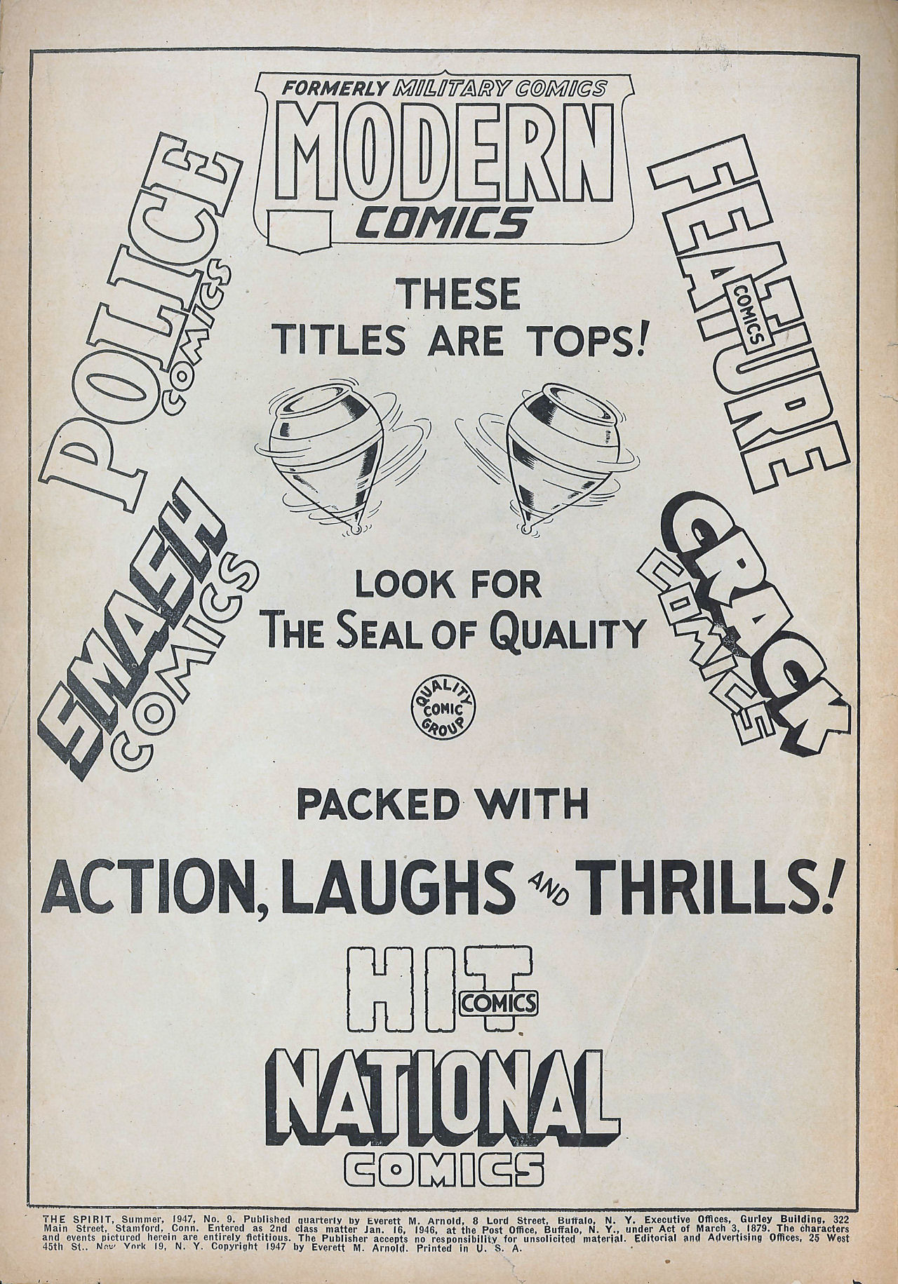 Read online The Spirit (1944) comic -  Issue #9 - 2