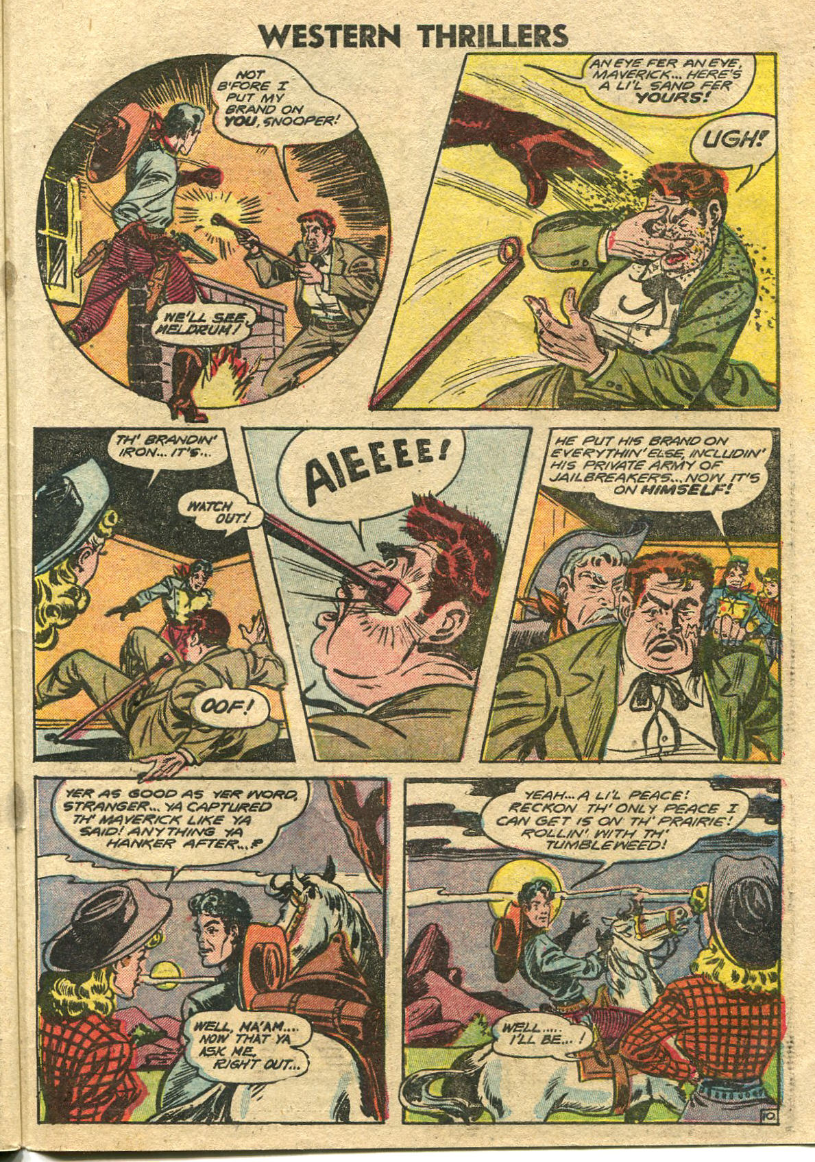 Read online Western Thrillers (1948) comic -  Issue #3 - 33
