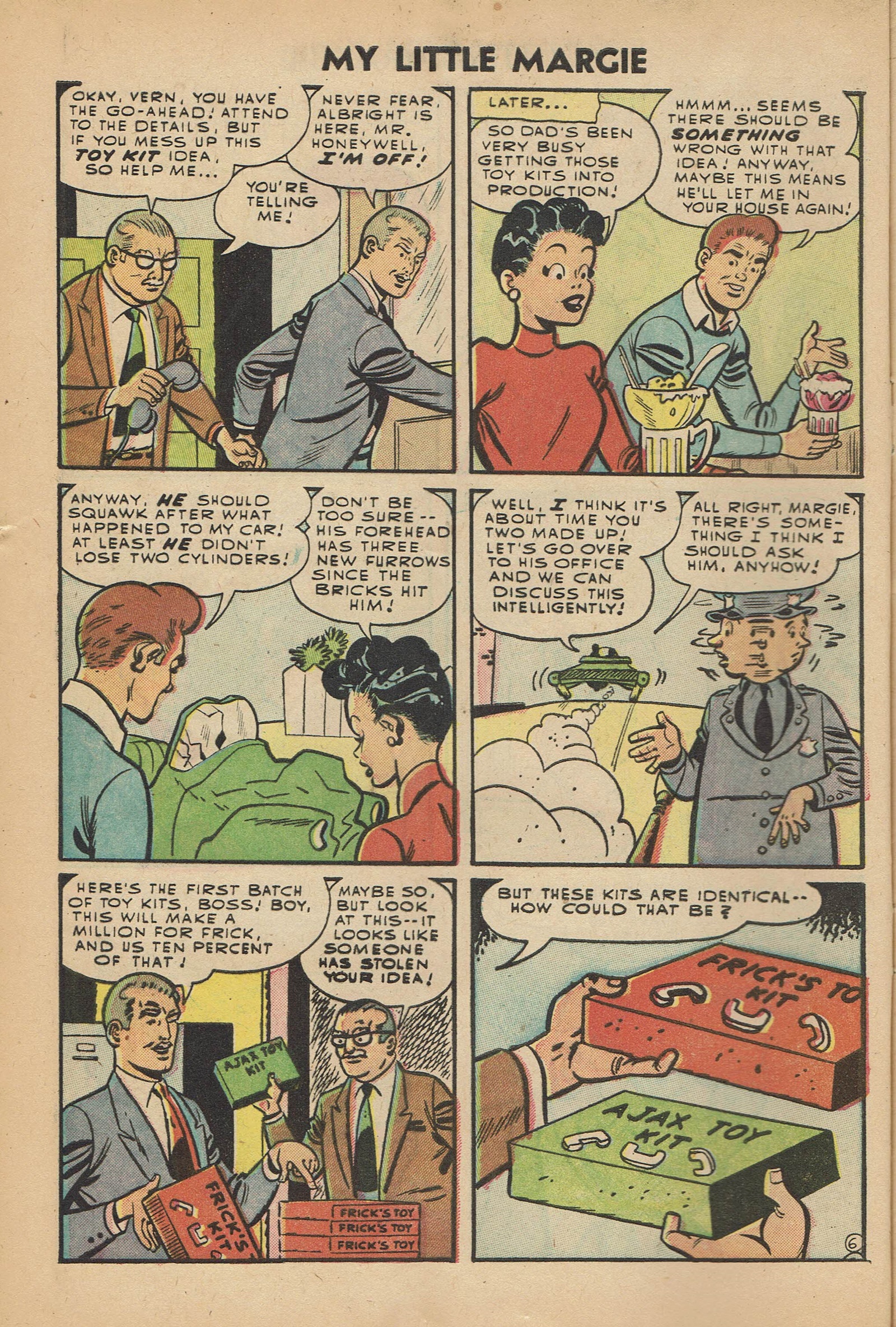 Read online My Little Margie (1954) comic -  Issue #9 - 8