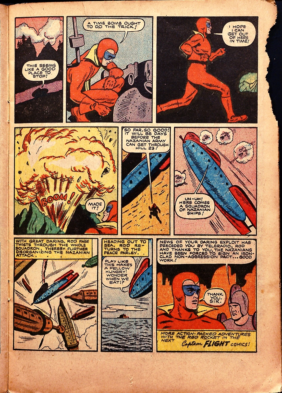 Read online Captain Flight Comics comic -  Issue #10 - 18