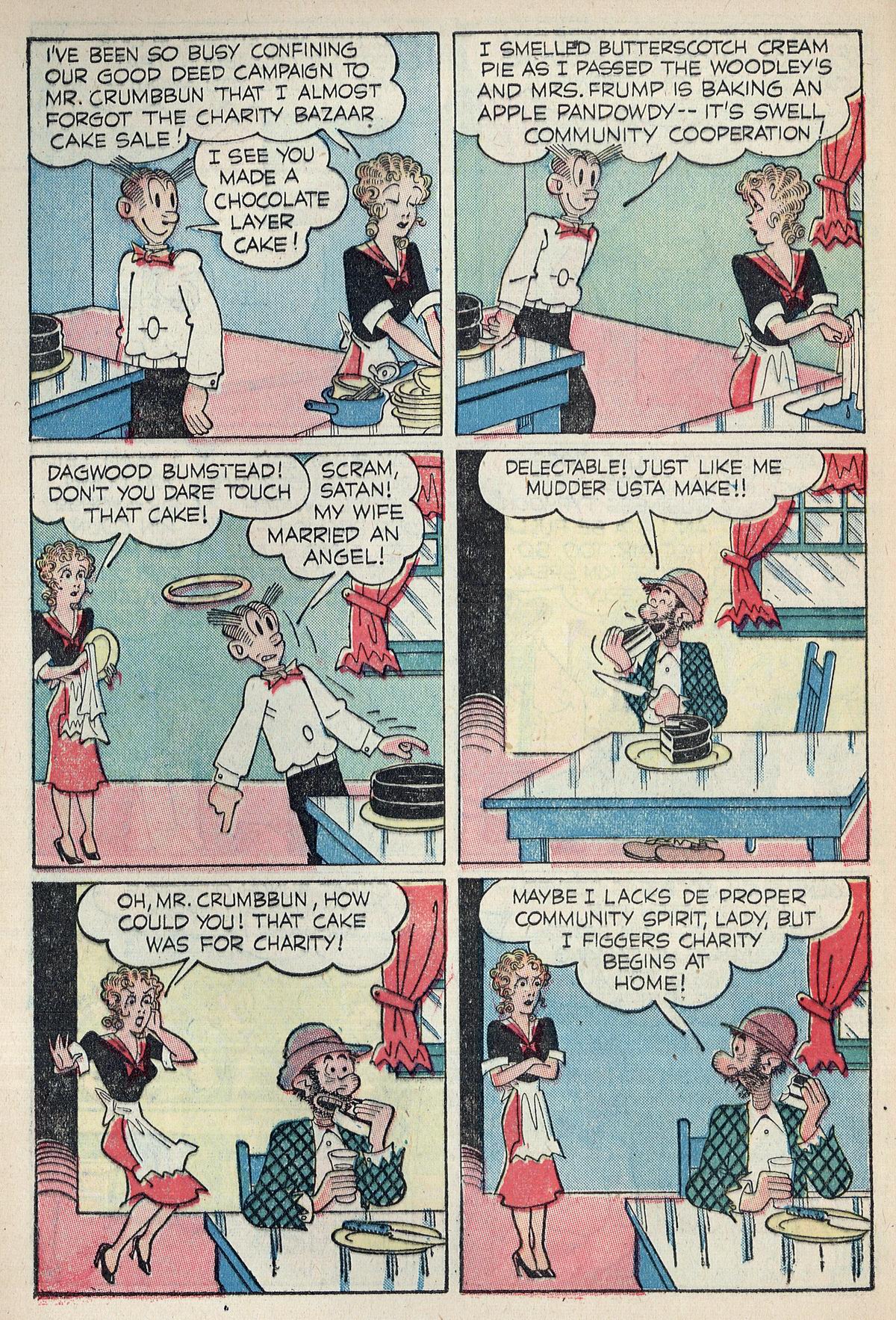 Read online Blondie Comics (1947) comic -  Issue #10 - 8