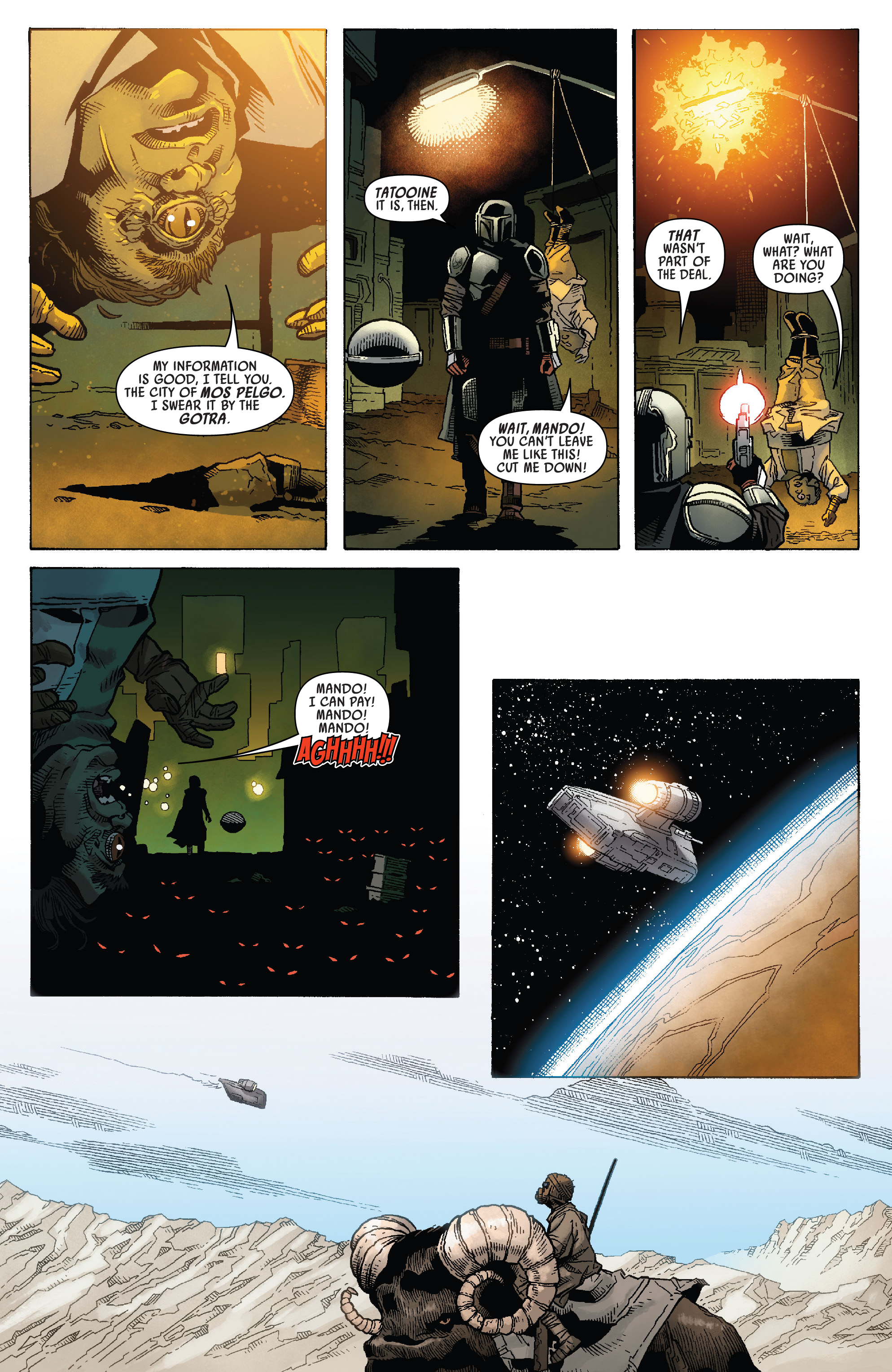 Read online Star Wars: The Mandalorian Season 2 comic -  Issue #1 - 9