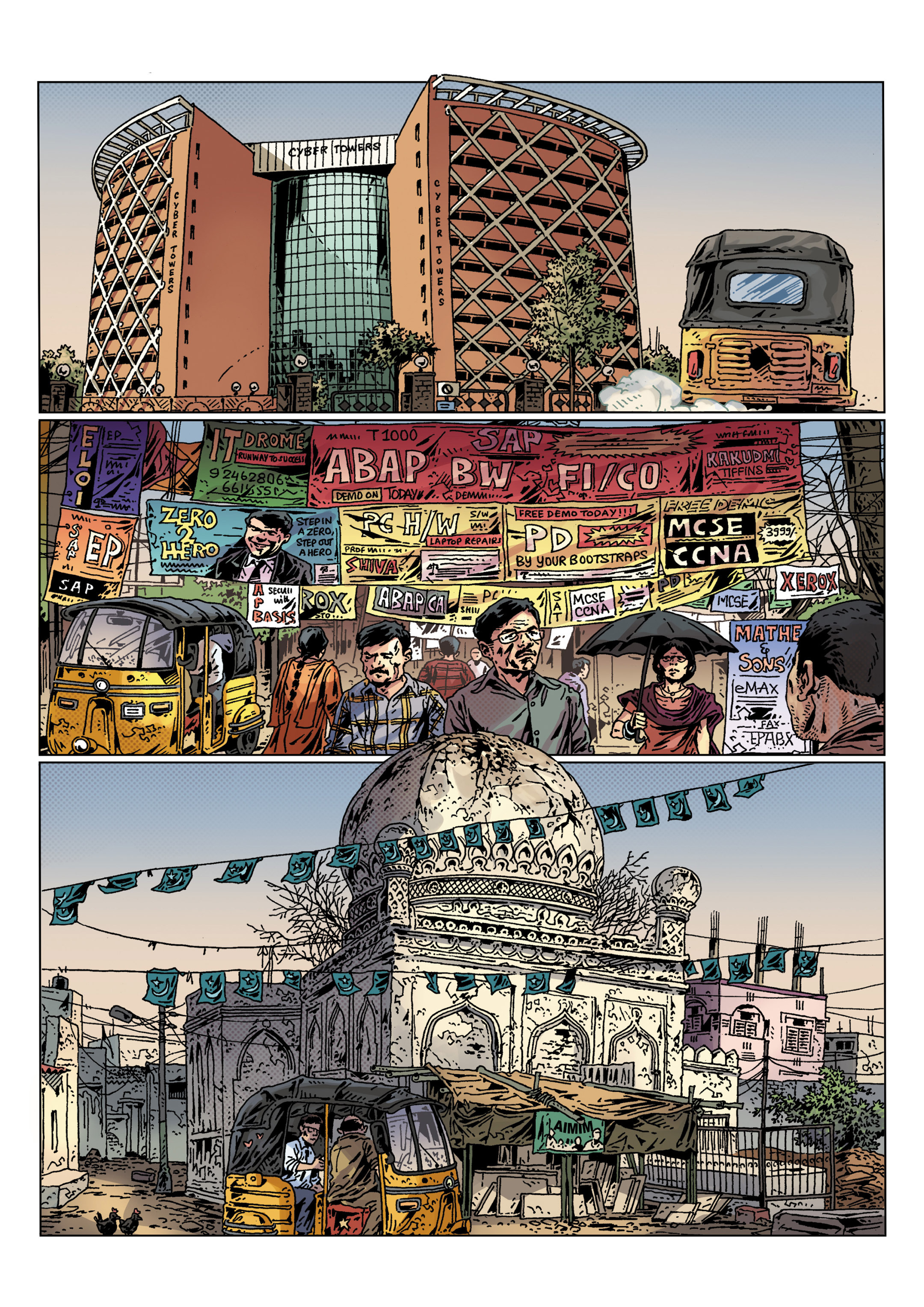 Read online Hyderabad: A Graphic Novel comic -  Issue # TPB - 85