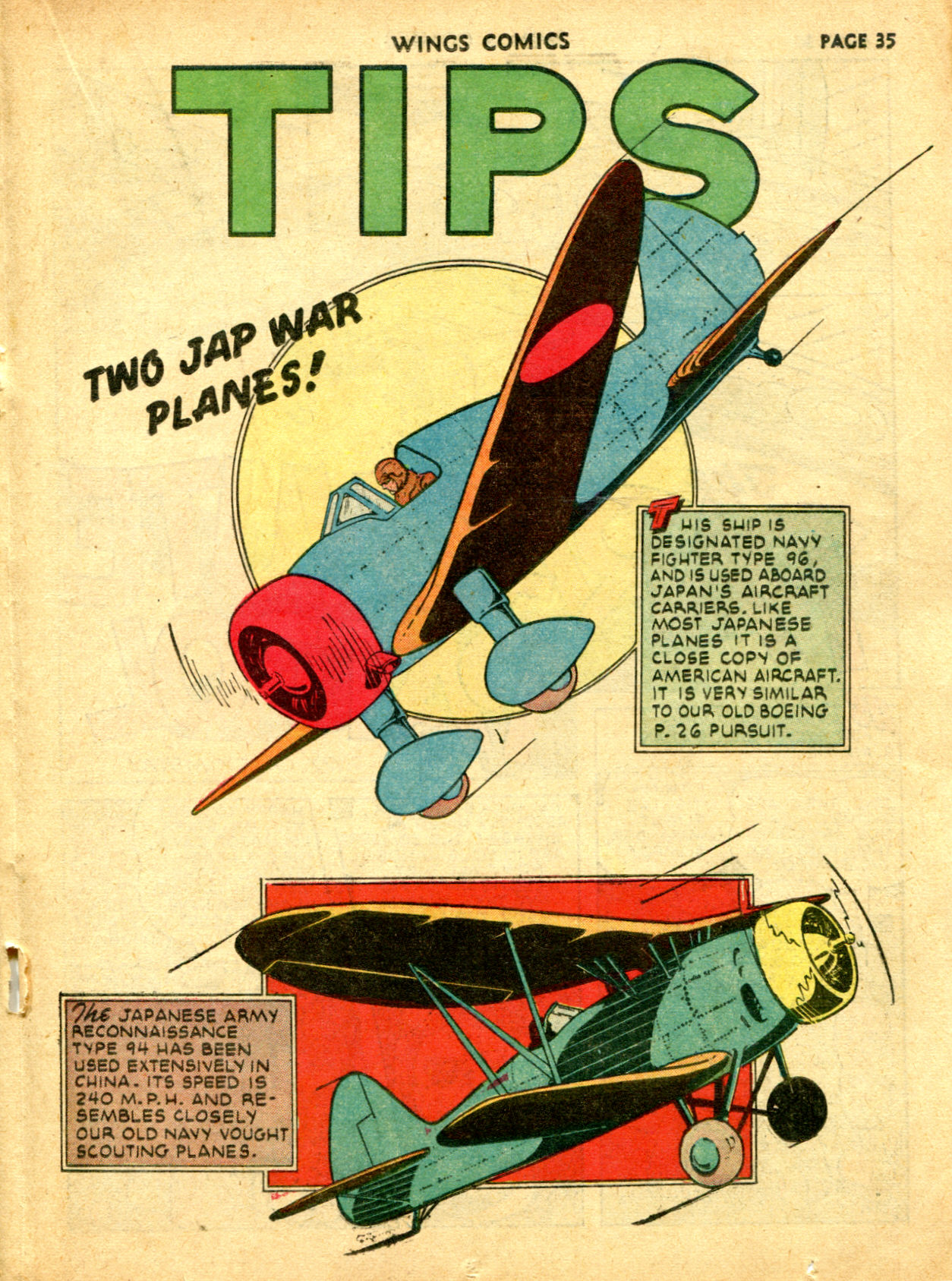 Read online Wings Comics comic -  Issue #19 - 38