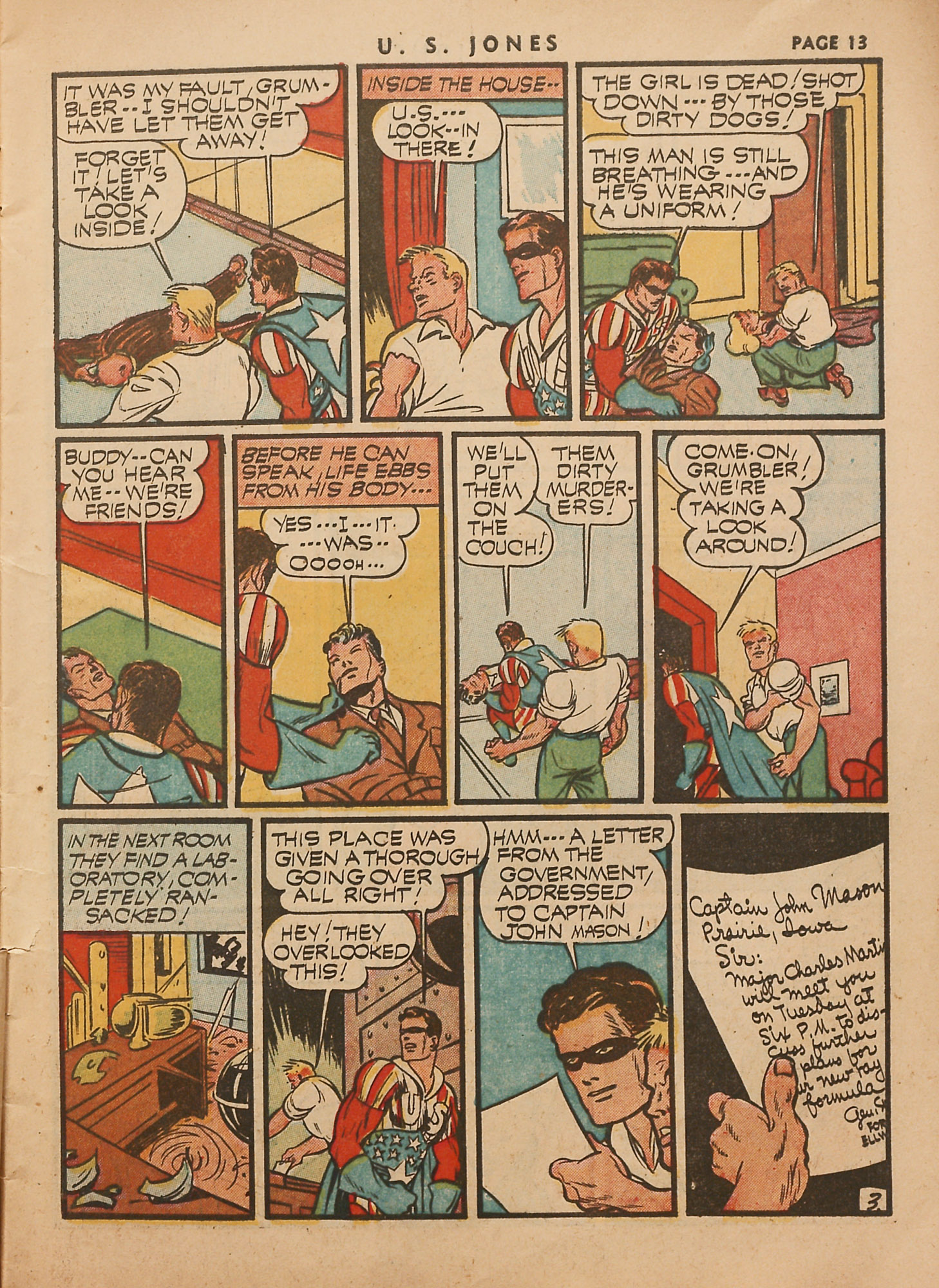Read online U.S. Jones comic -  Issue #1 - 14
