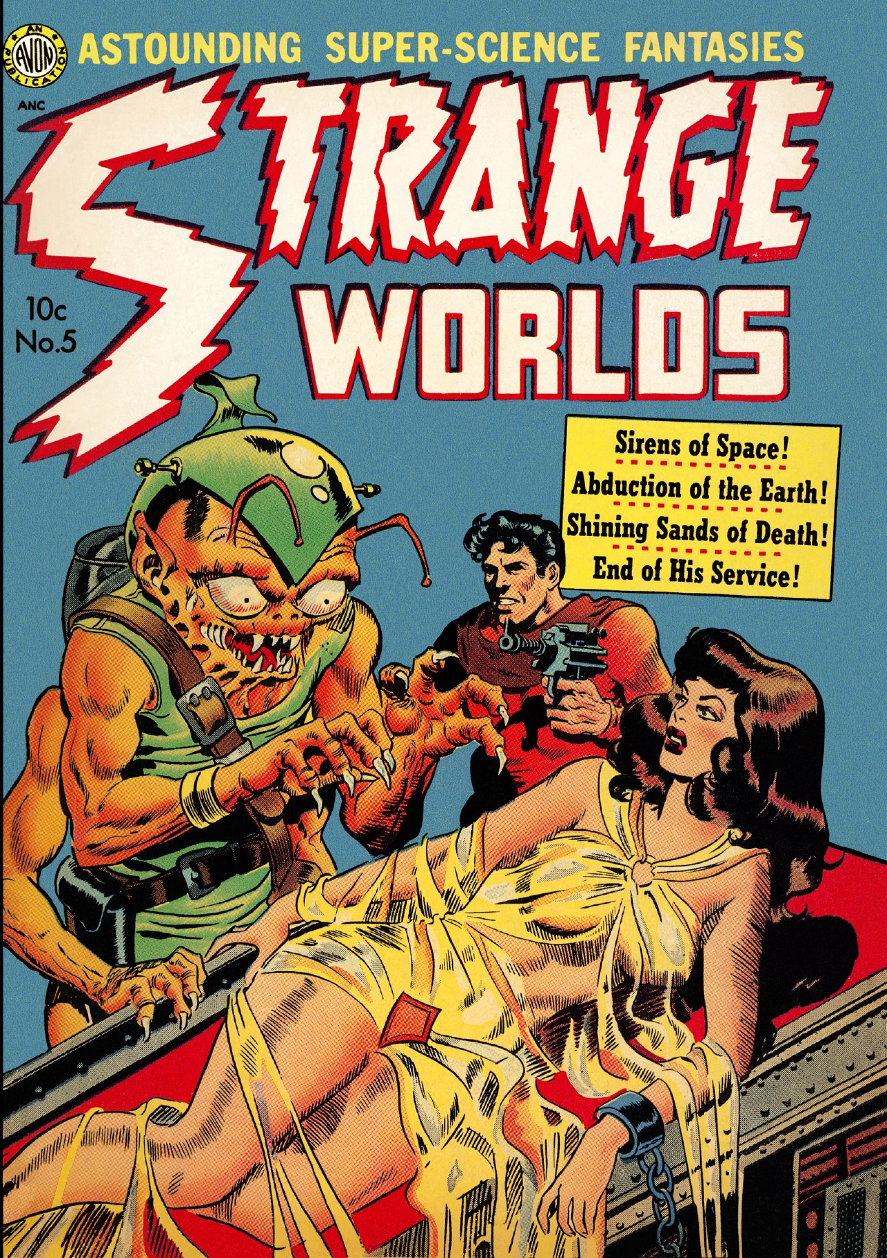 Read online Strange Worlds (1950) comic -  Issue #5 - 1