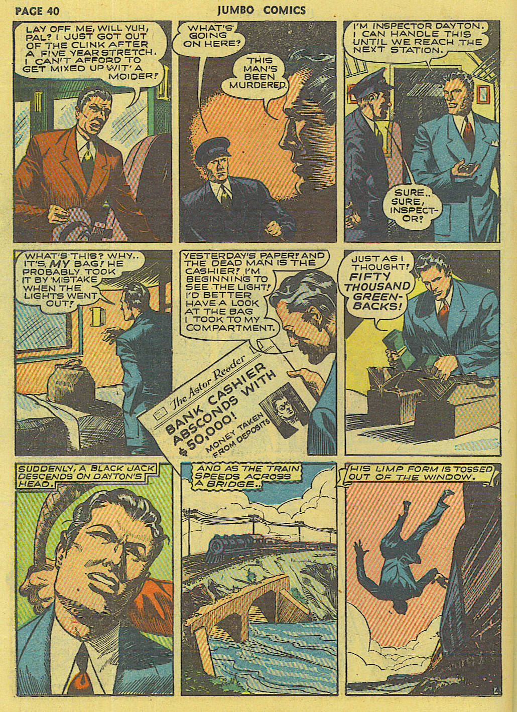 Read online Jumbo Comics comic -  Issue #42 - 42
