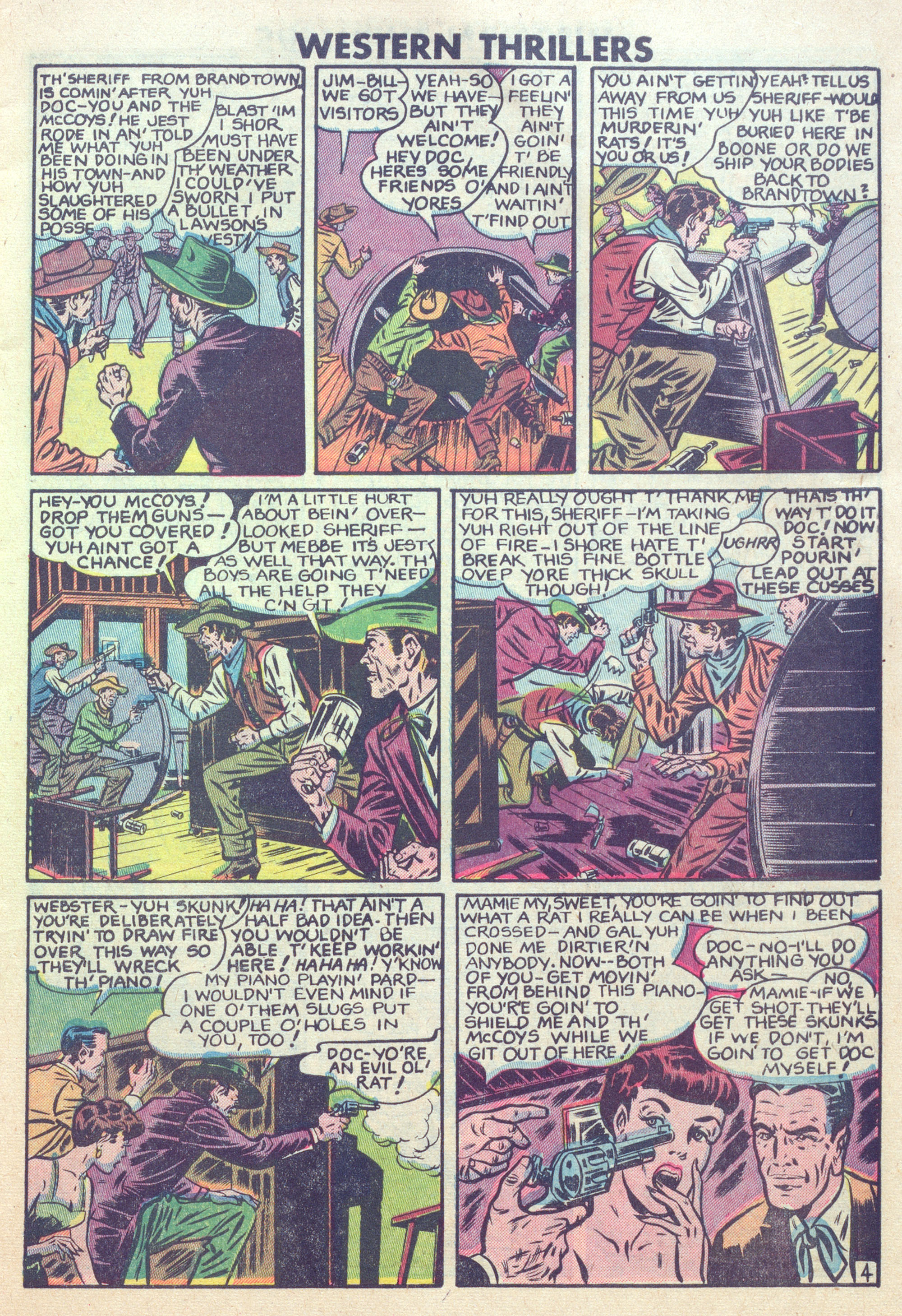 Read online Western Thrillers (1948) comic -  Issue #6 - 5