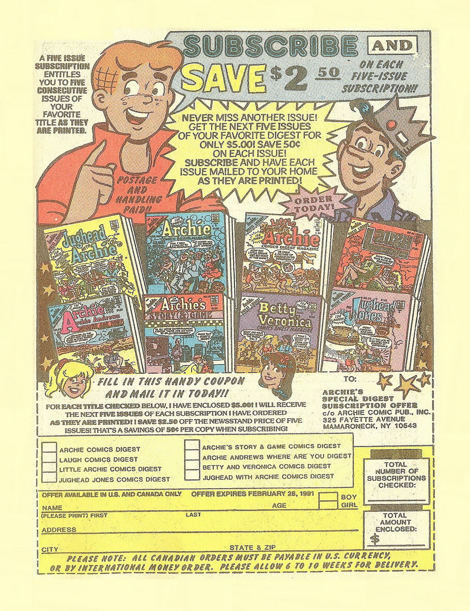 Read online Jughead Jones Comics Digest comic -  Issue #65 - 105