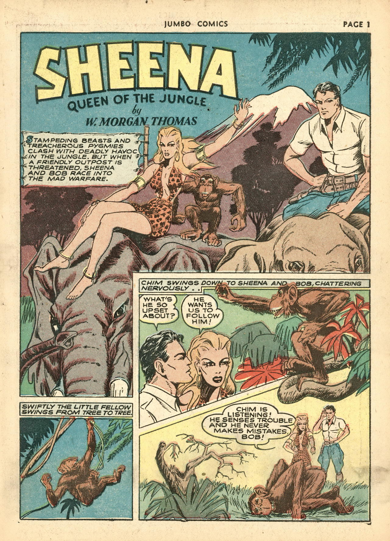 Read online Jumbo Comics comic -  Issue #29 - 3