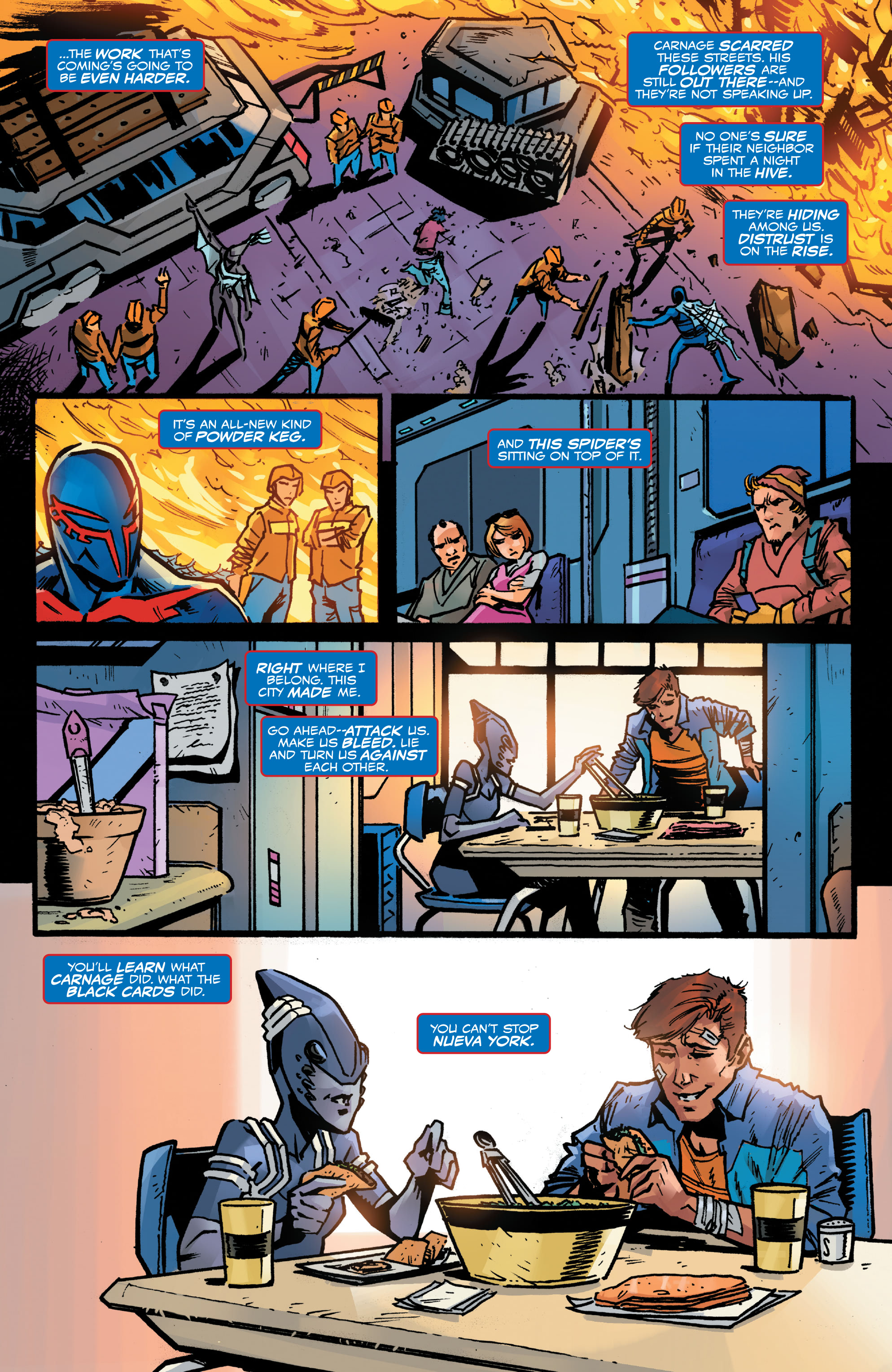 Read online Spider-Man 2099: Dark Genesis comic -  Issue #5 - 22