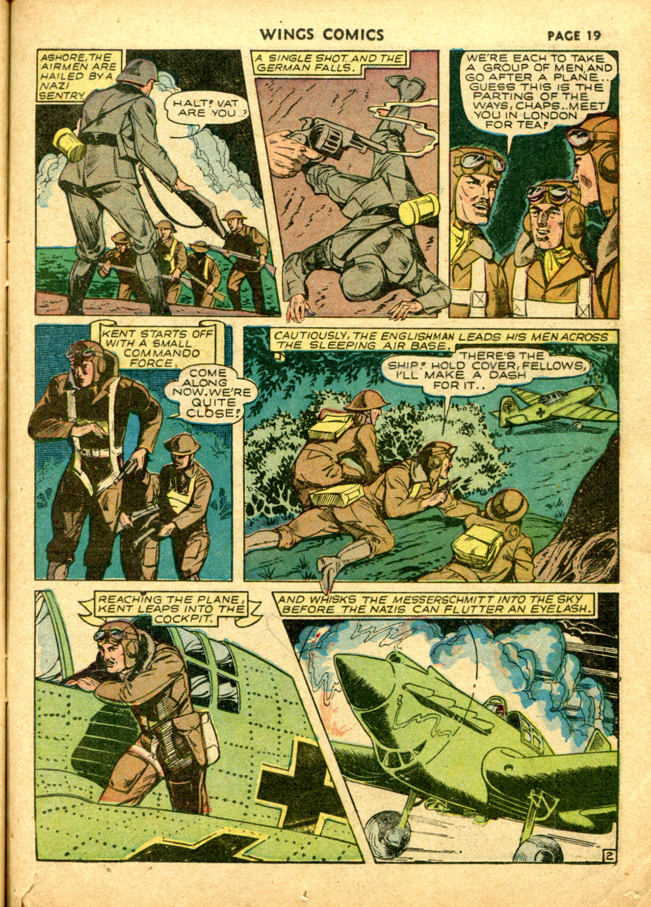 Read online Wings Comics comic -  Issue #19 - 22