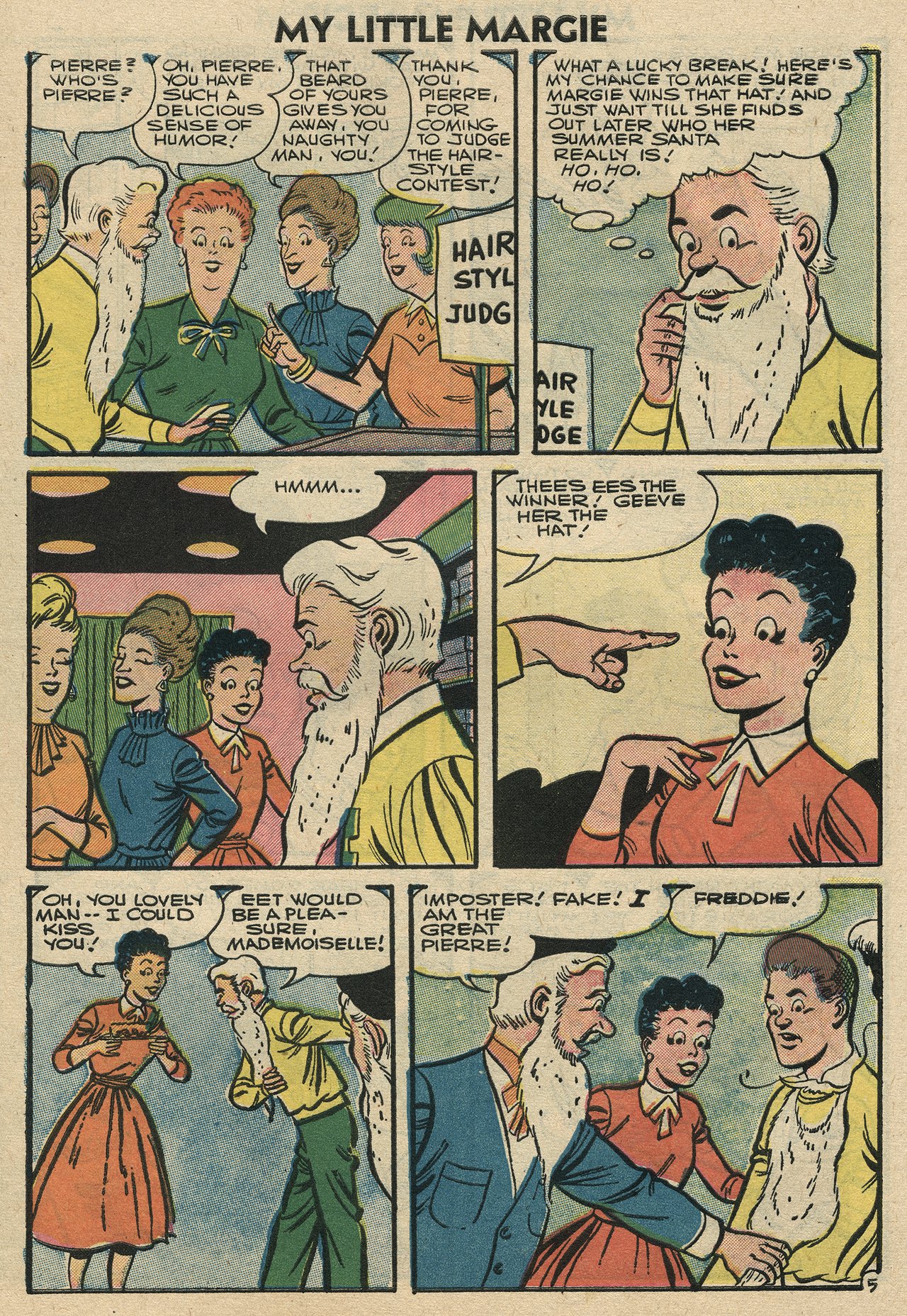 Read online My Little Margie (1954) comic -  Issue #14 - 7