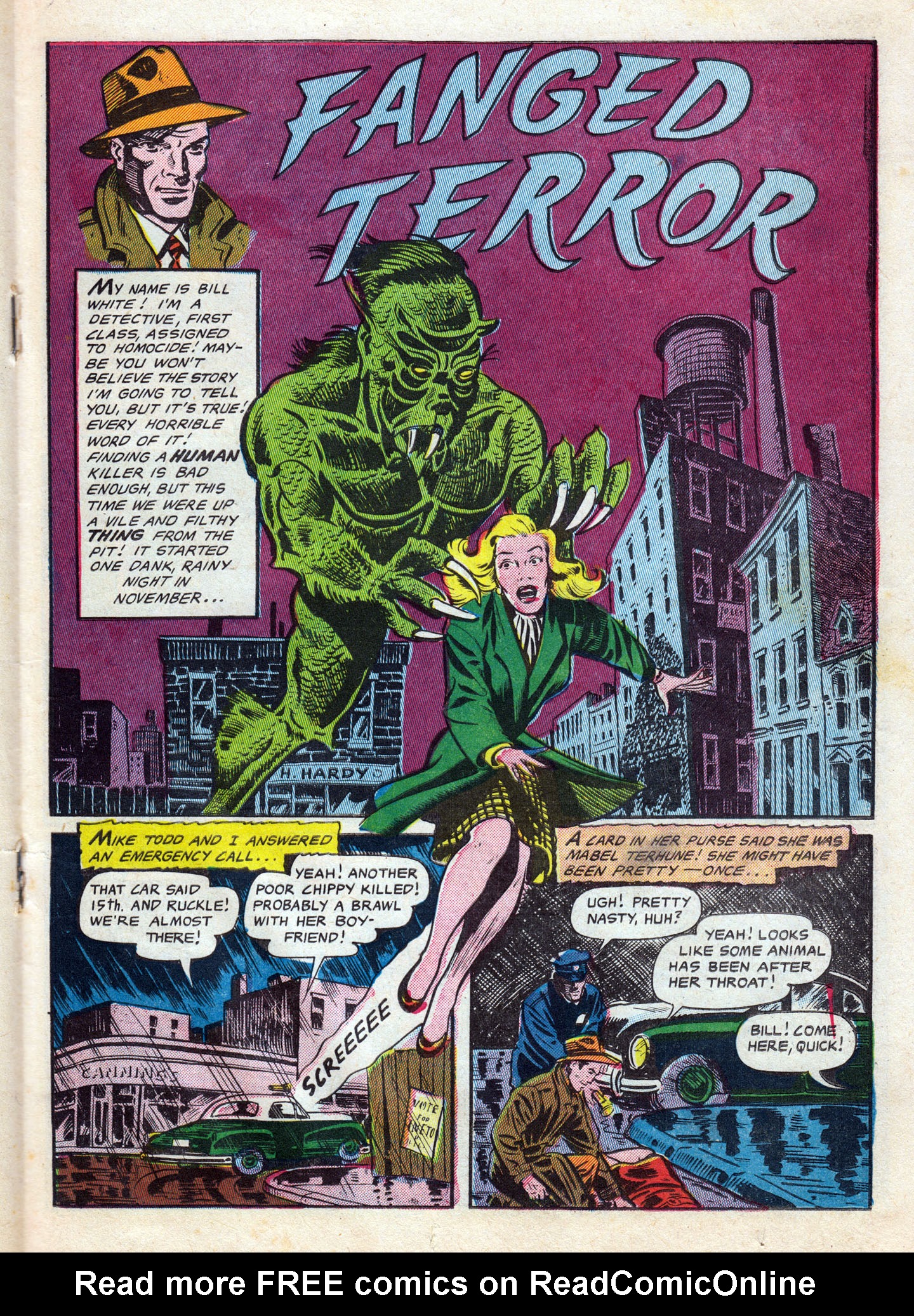Read online Haunted Thrills comic -  Issue #18 - 19