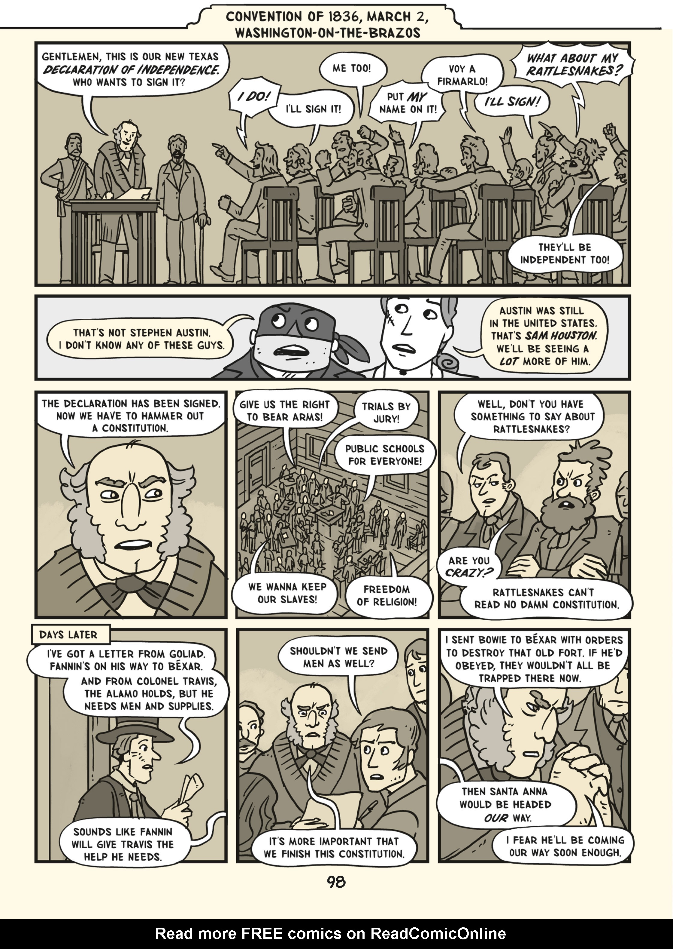 Read online Nathan Hale's Hazardous Tales comic -  Issue # TPB 6 - 100