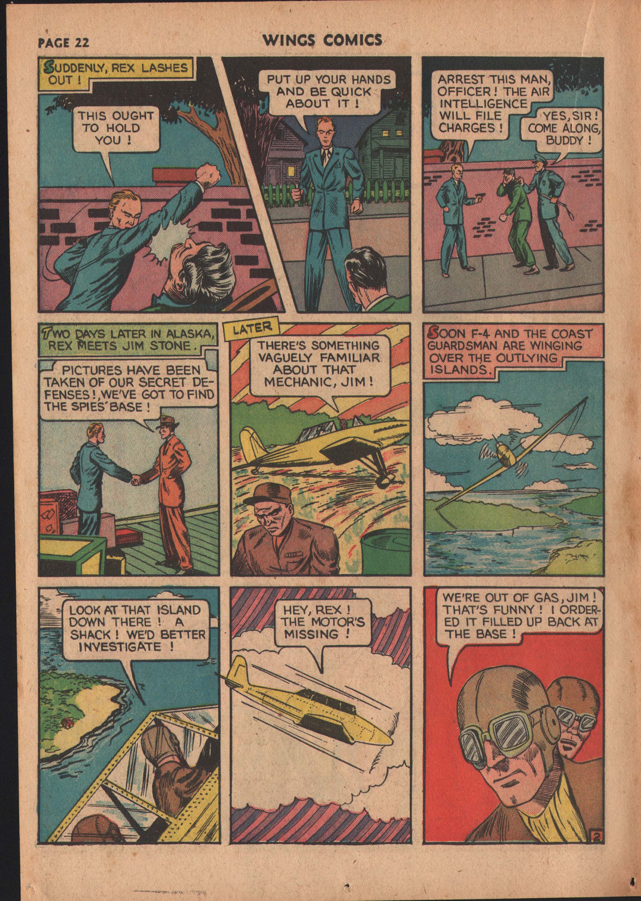 Read online Wings Comics comic -  Issue #13 - 24