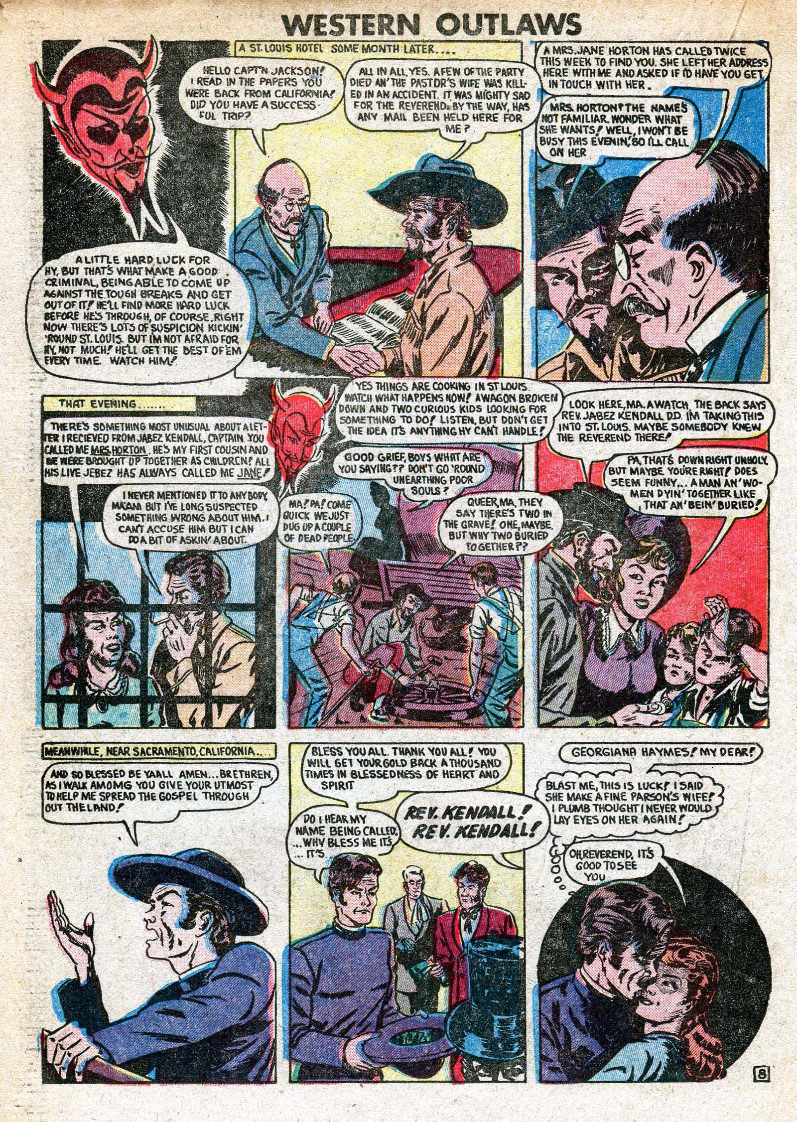 Read online Western Outlaws (1948) comic -  Issue #19 - 19