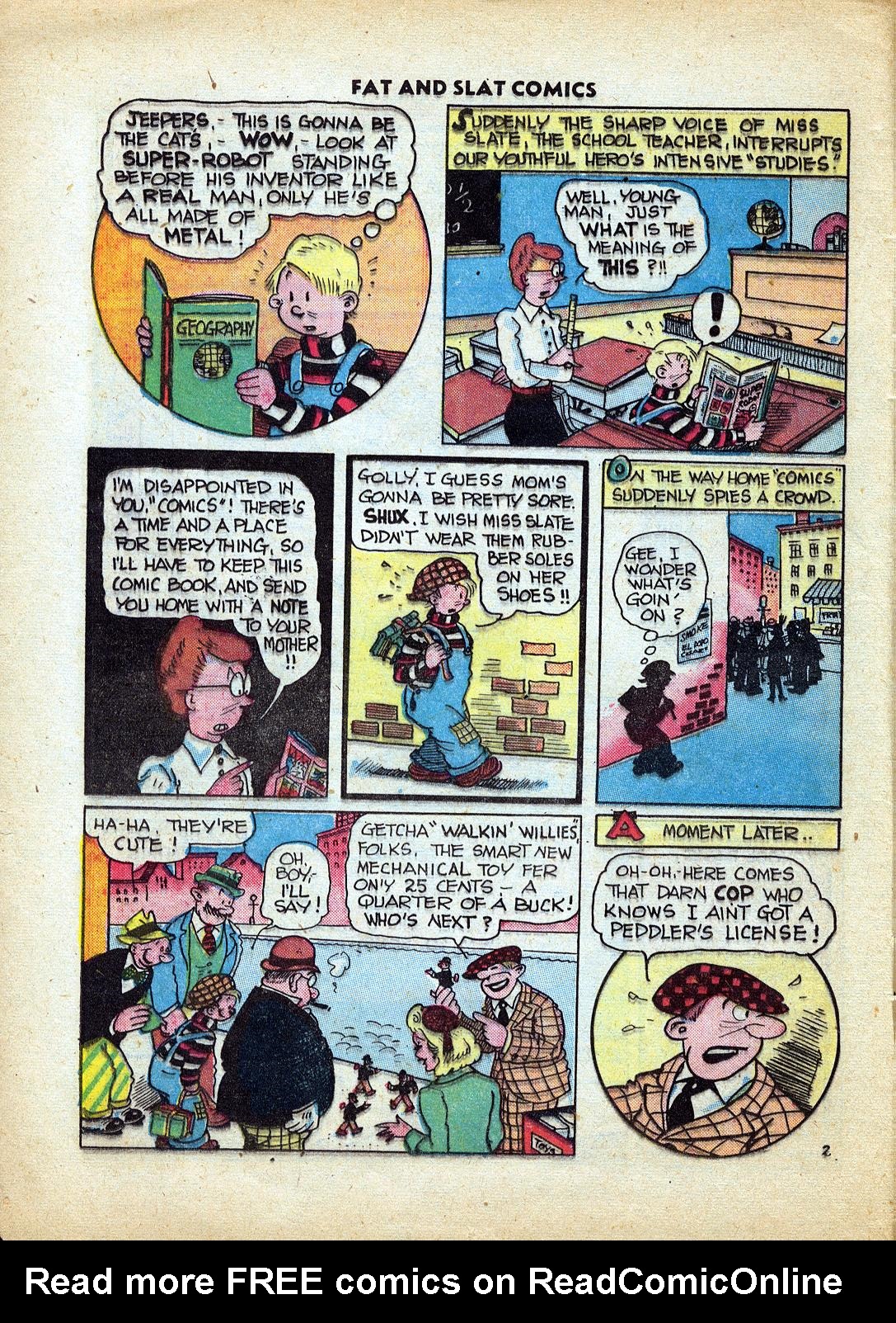 Read online Fat and Slat comic -  Issue #3 - 12