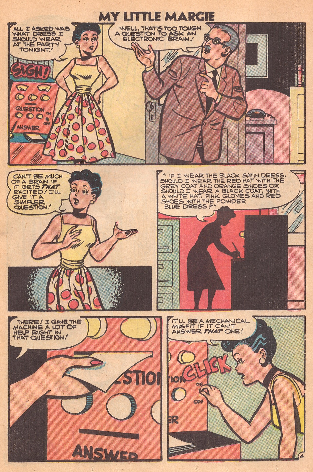 Read online My Little Margie (1954) comic -  Issue #22 - 13