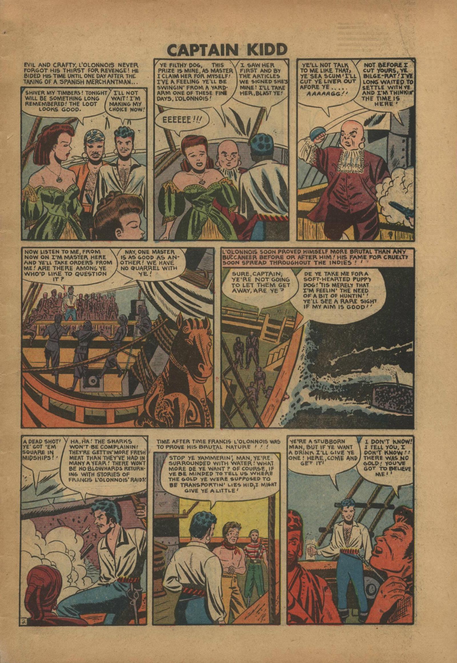Read online Captain Kidd comic -  Issue #25 - 3