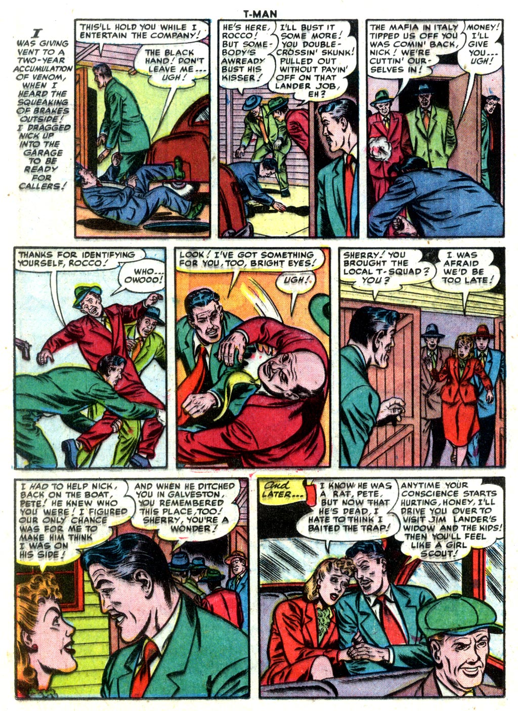 Read online T-Man: World Wide Trouble Shooter comic -  Issue #7 - 12